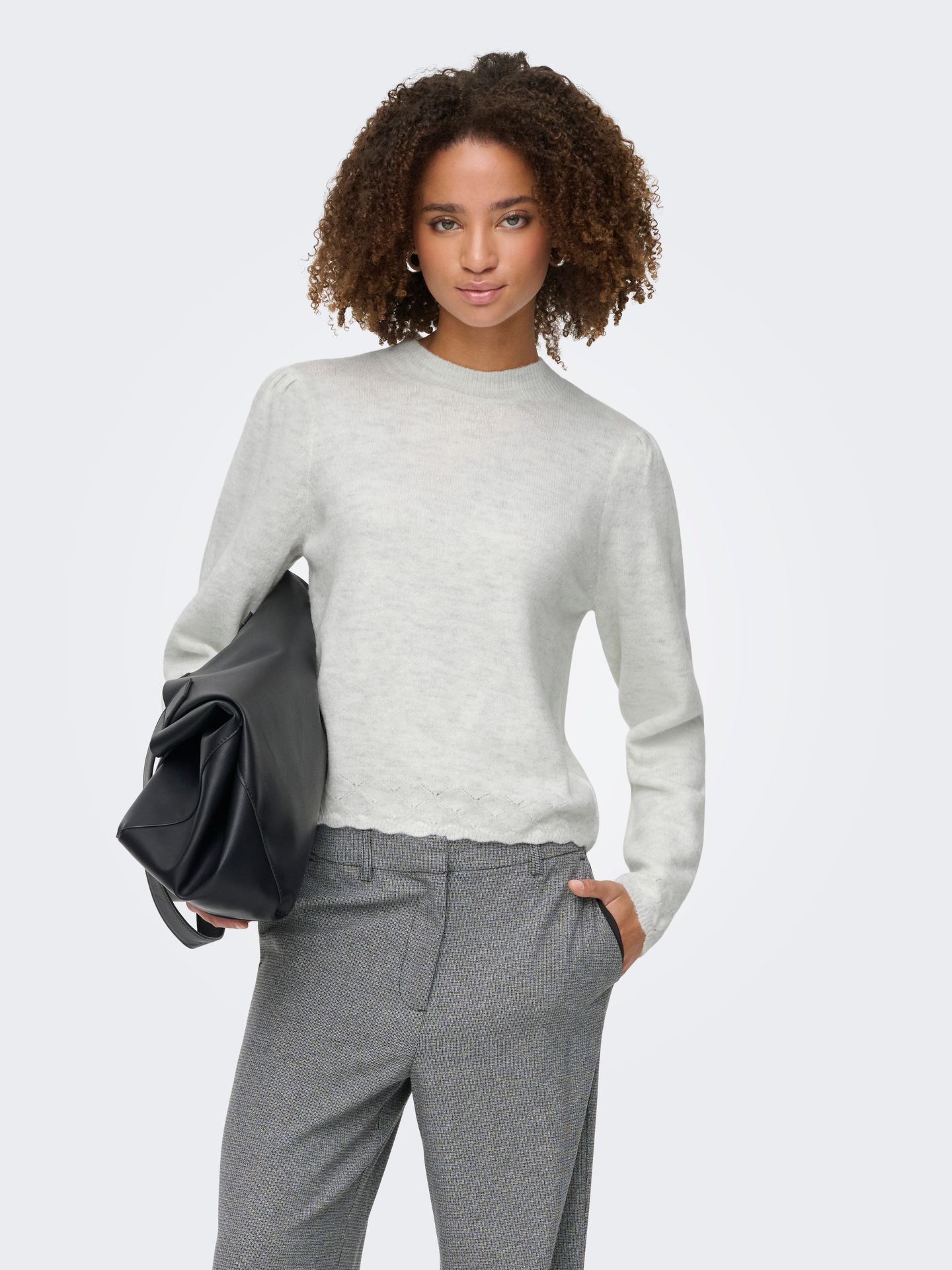 Only JDYELANORA L/S O-NECK PULLOVER KNT Cloud Dancer/2024 BRODERIE ANGLAISE 2900160287045