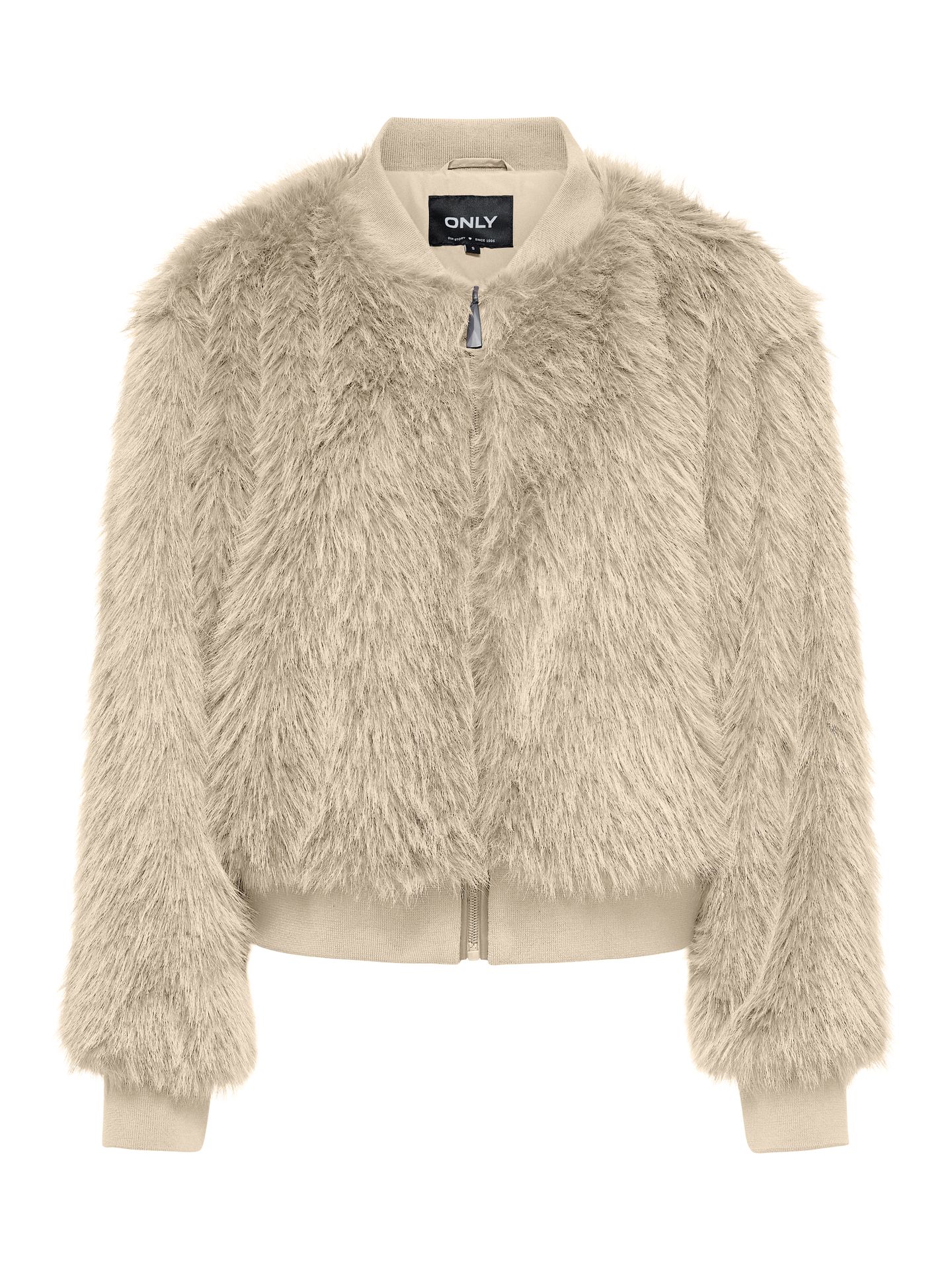 Only ONLMANNY FAUX FUR BOMBER CC OTW Pumice Stone 00115202-EKA26011400000213