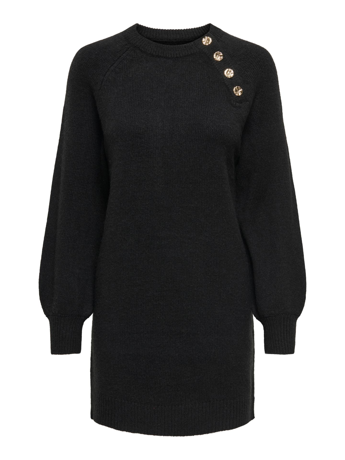Only ONLEMMA LIFE LS BUTTON ONEC DRESS C Black/LEO AOP 00115210-EKA26011400000044
