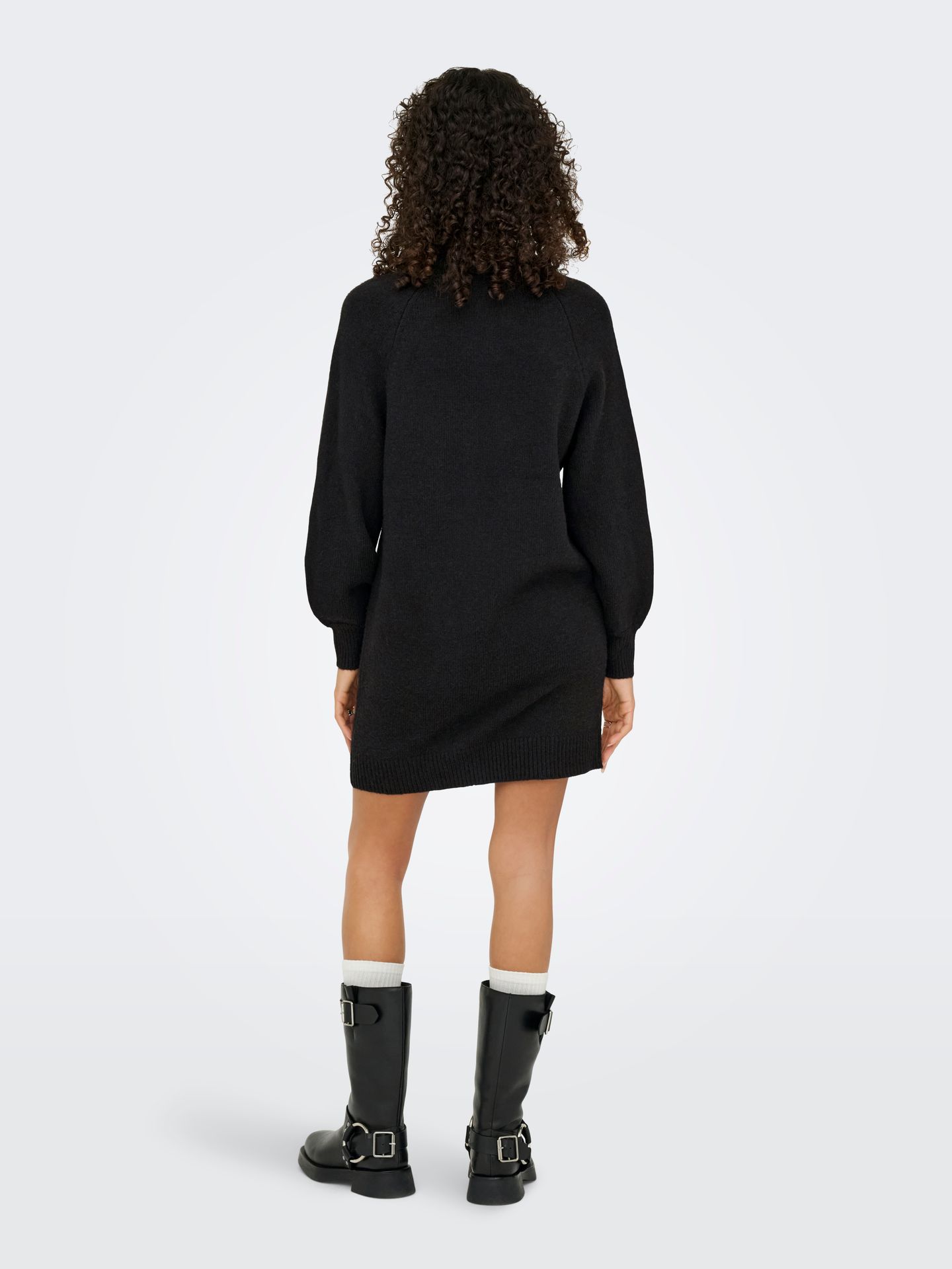 Only ONLEMMA LIFE LS BUTTON ONEC DRESS C Black/LEO AOP 2900160312020