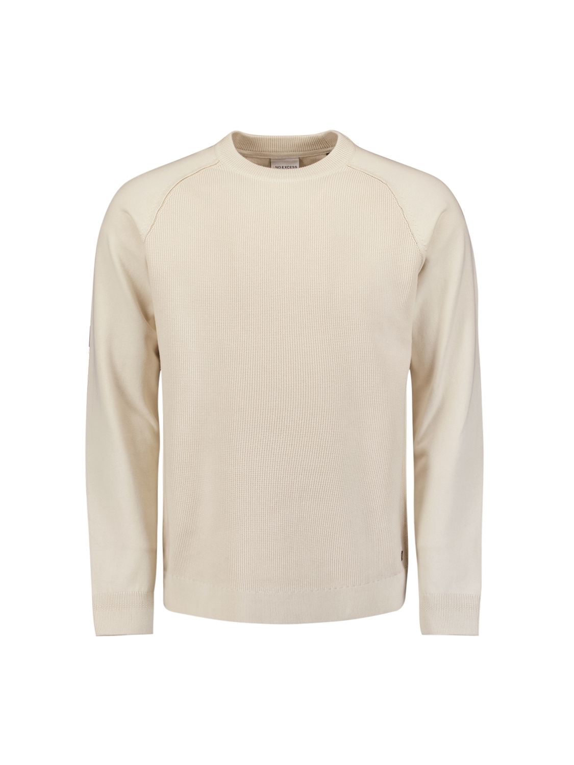 No Excess Pullover Crewneck Solid Waffle Knit 013 kit 00115229-EKA14000100000101