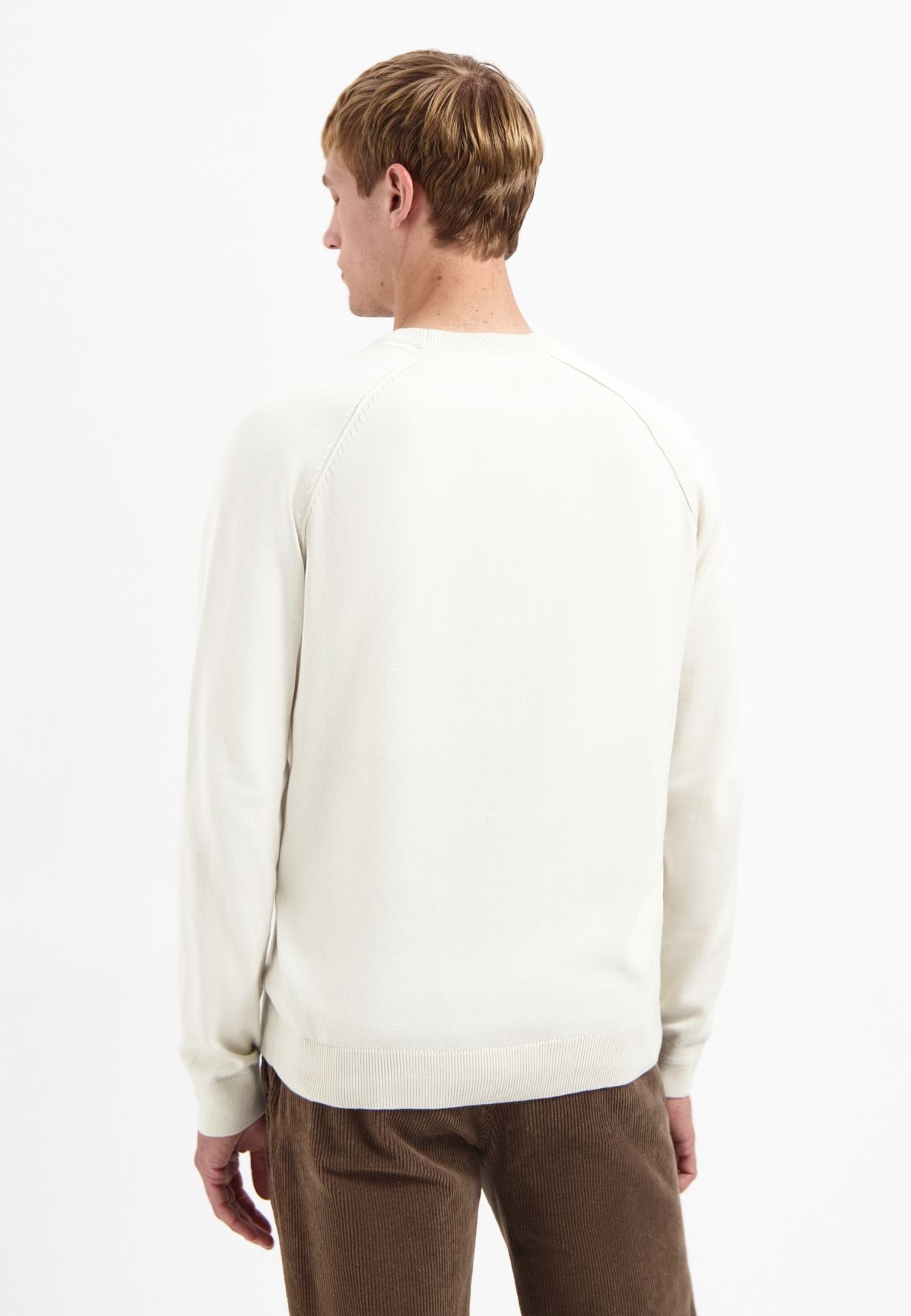 No Excess Pullover Crewneck Solid Waffle Knit 013 kit 2900160342089