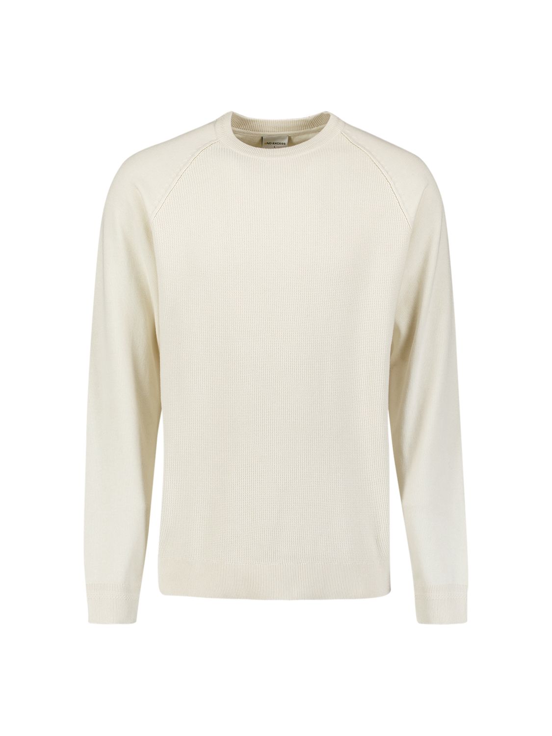 No Excess Pullover Crewneck Solid Waffle Knit 013 kit 2900160342089