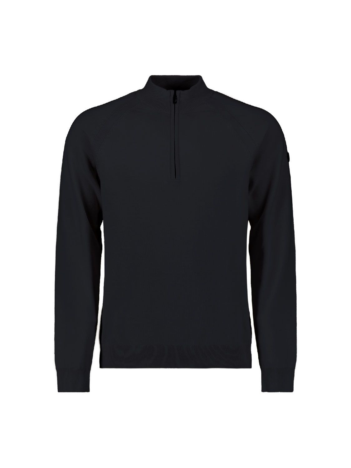 No Excess Pullover Half Zip High Collar Solid 020 black 2900160347091