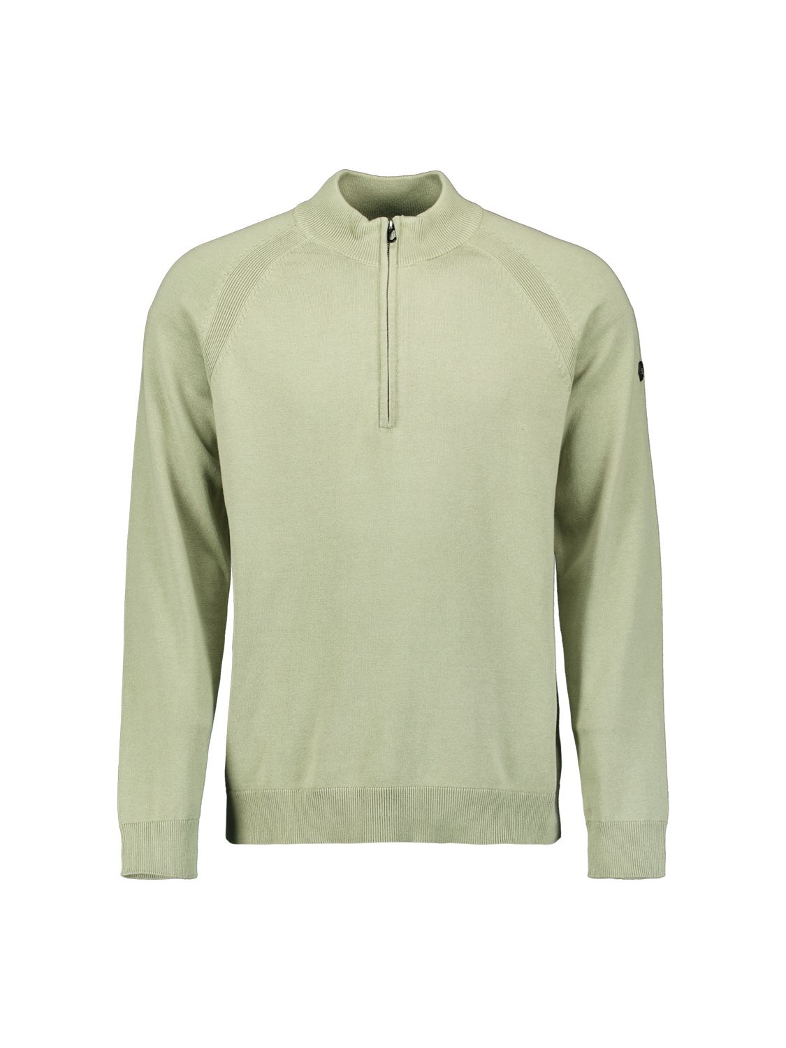 No Excess Pullover Half Zip High Collar Solid 197 light moss 2900160349040