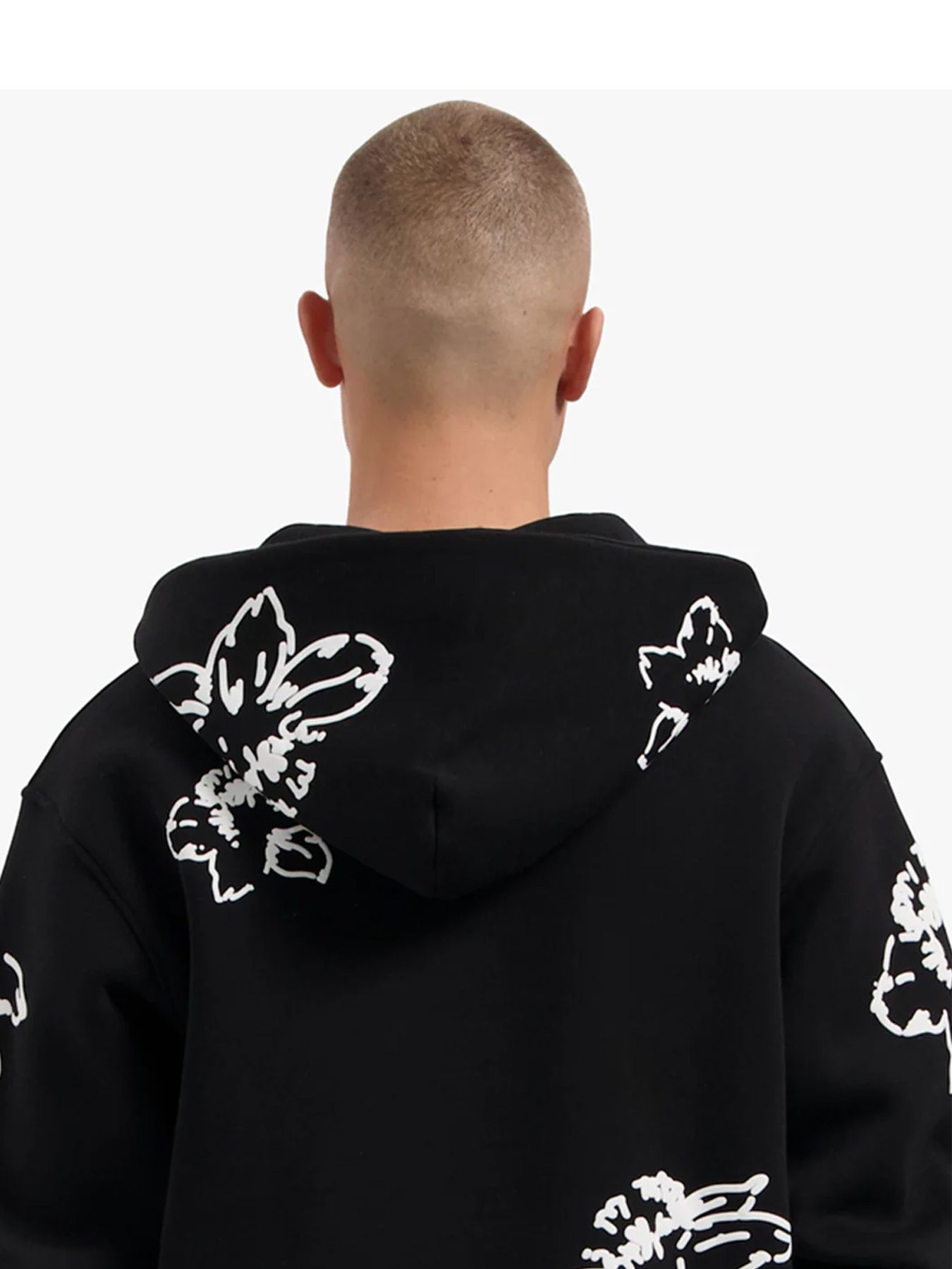 Croyez Flower Zip Hoodie Black 2900160354068