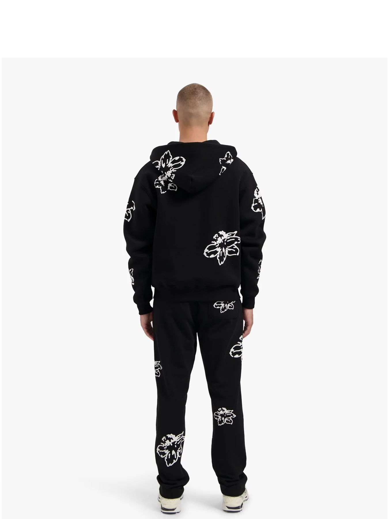 Croyez Flower Zip Hoodie Black 2900160354068