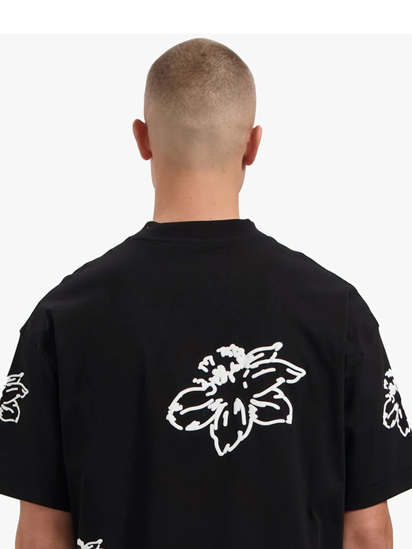 Croyez Flower T-shirt Black 2900160356079