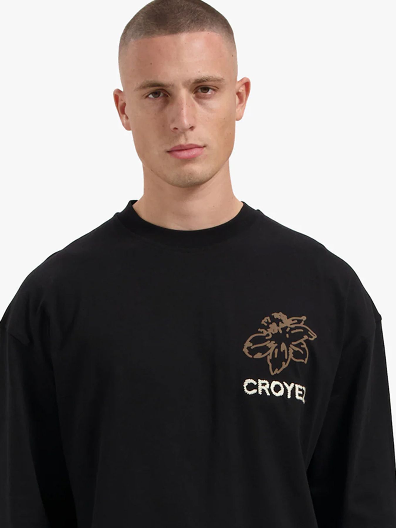 Croyez Gardener longsleeve t-shirt Black 2900160358035
