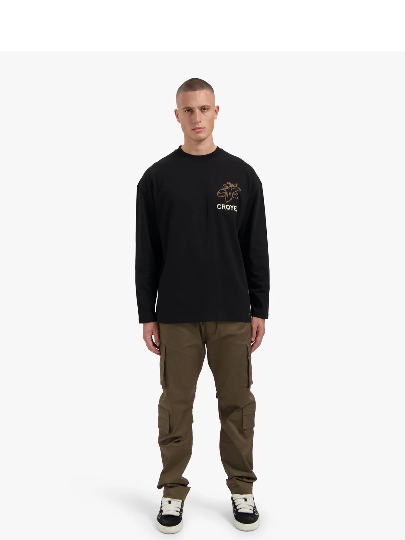 Croyez Gardener longsleeve t-shirt Black 2900160358035