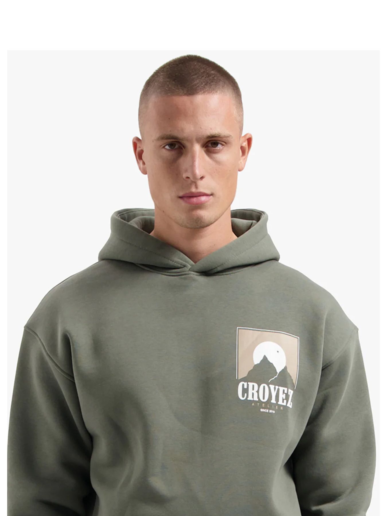 Croyez Slopes Hoodie Dusty Olive 2900160360038