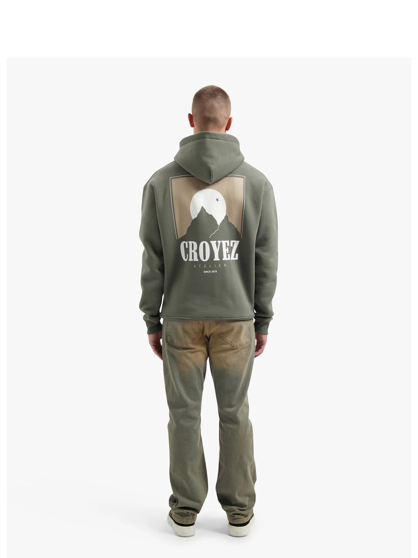 Croyez Slopes Hoodie Dusty Olive 2900160360038