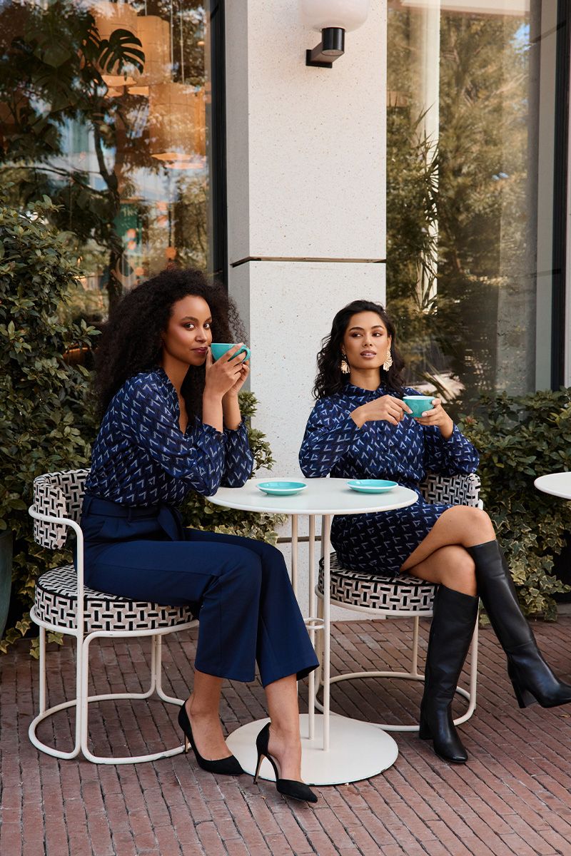 Lofty Manner Blouse Eliza 823 zigzag print 2900160363022