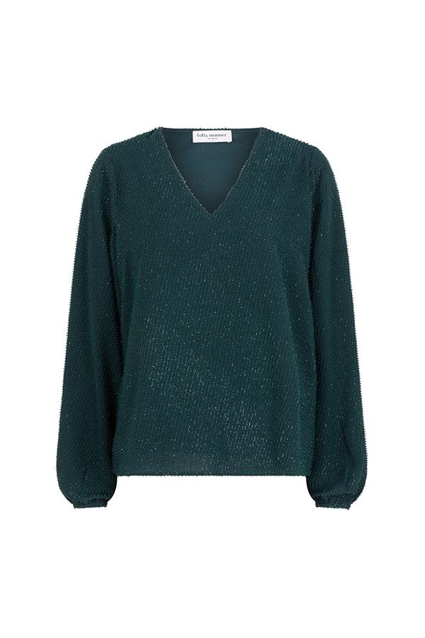 Lofty Manner Blouse Madison 418 petrol green 2900160366023