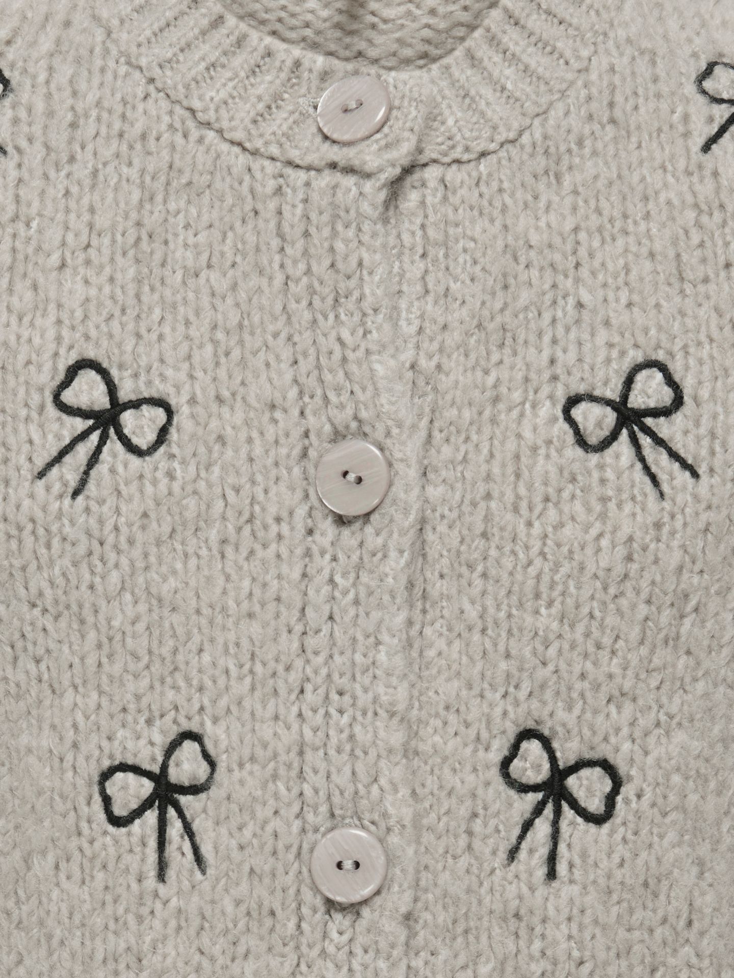 Only KOGCODY L/S O-NECK BOW CARDIGAN KNT Pumice Stone/LEO AOP 2900160381033