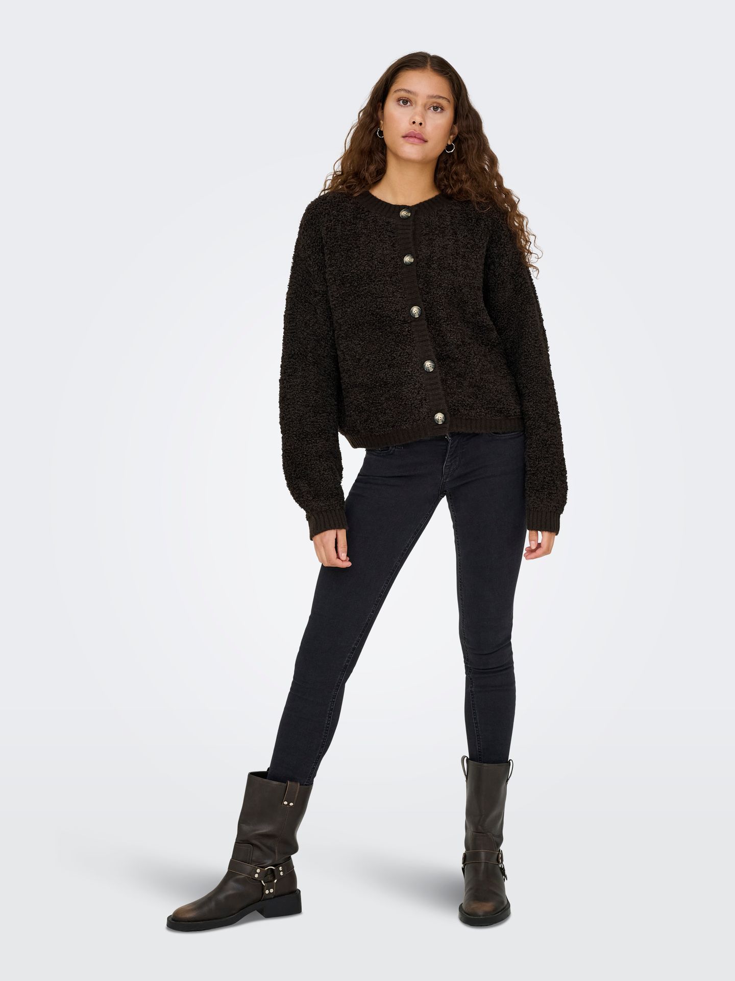 Only JDYEIRA LIFE L/S ONECK CARDIGAN KNT Chocolate Torte 2900161395060