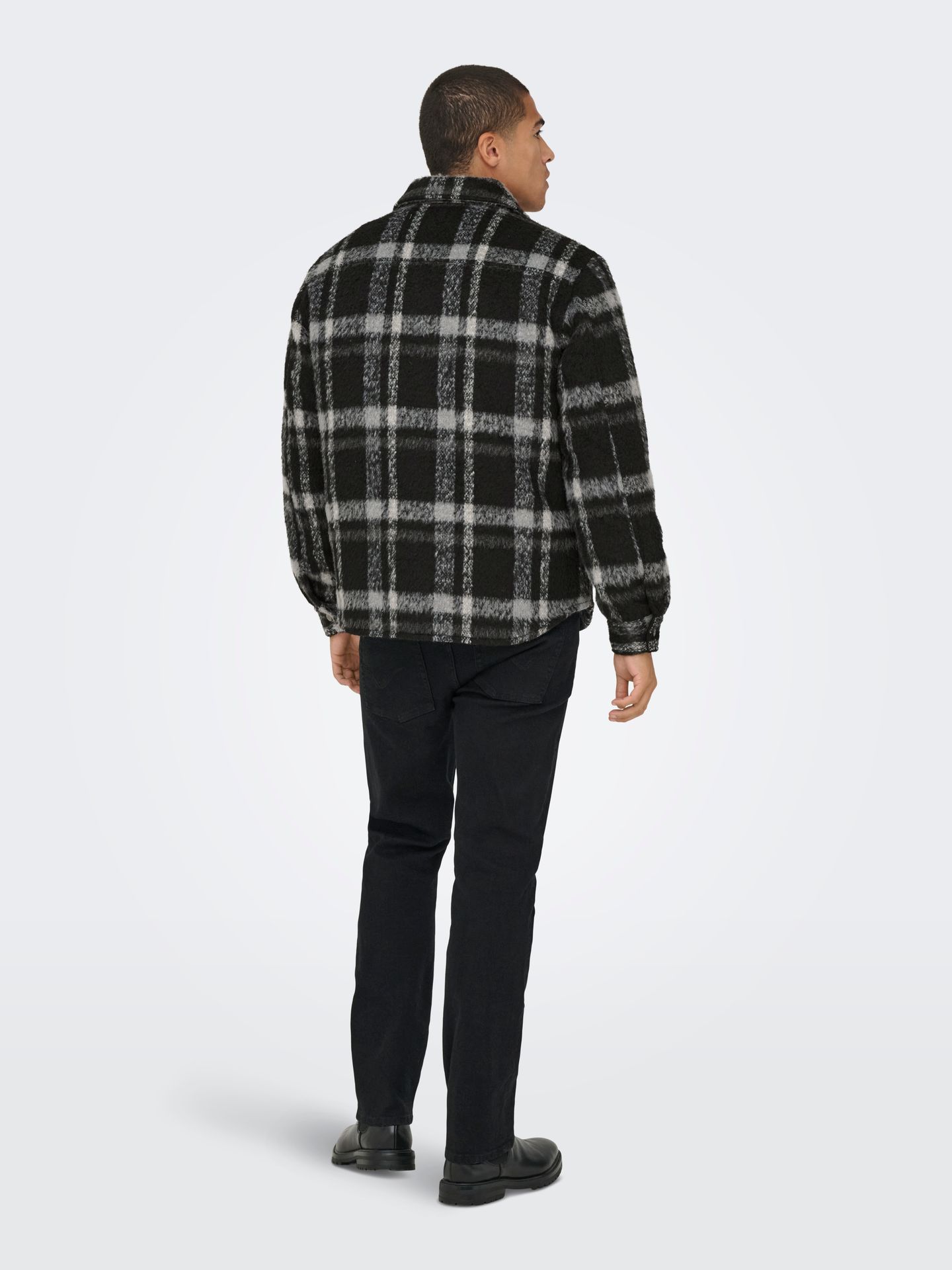 Only & Sons ONSGIO LF CHECK PADDED JACKET OTW Phantom/Check 2900160396044