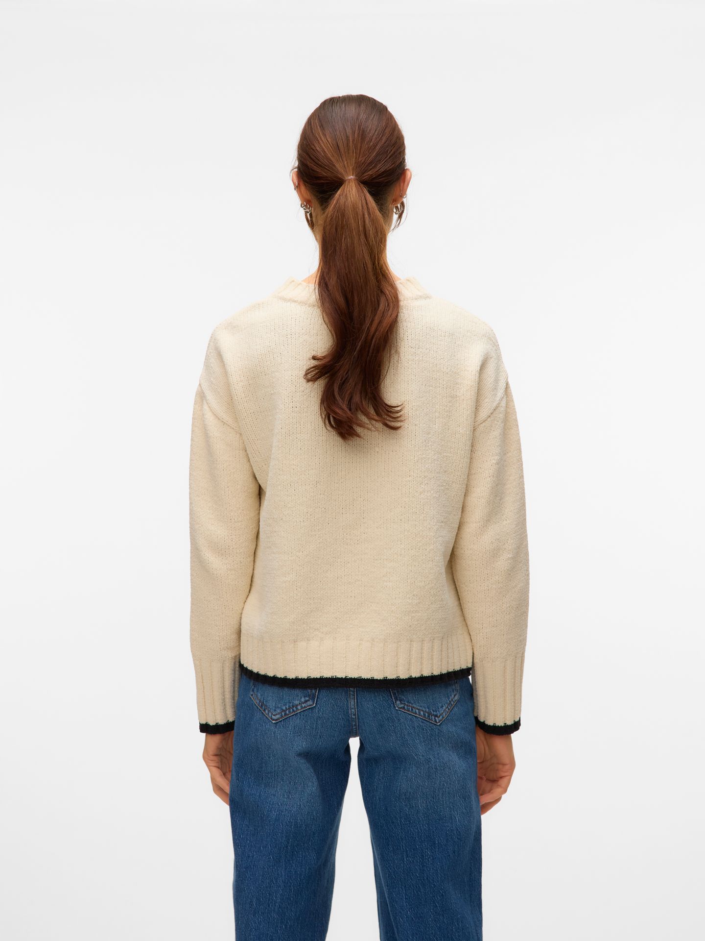 Vero Moda VMSHADOW LS O-NECK PULLOVER BOO Birch/Dicte 2900160397034