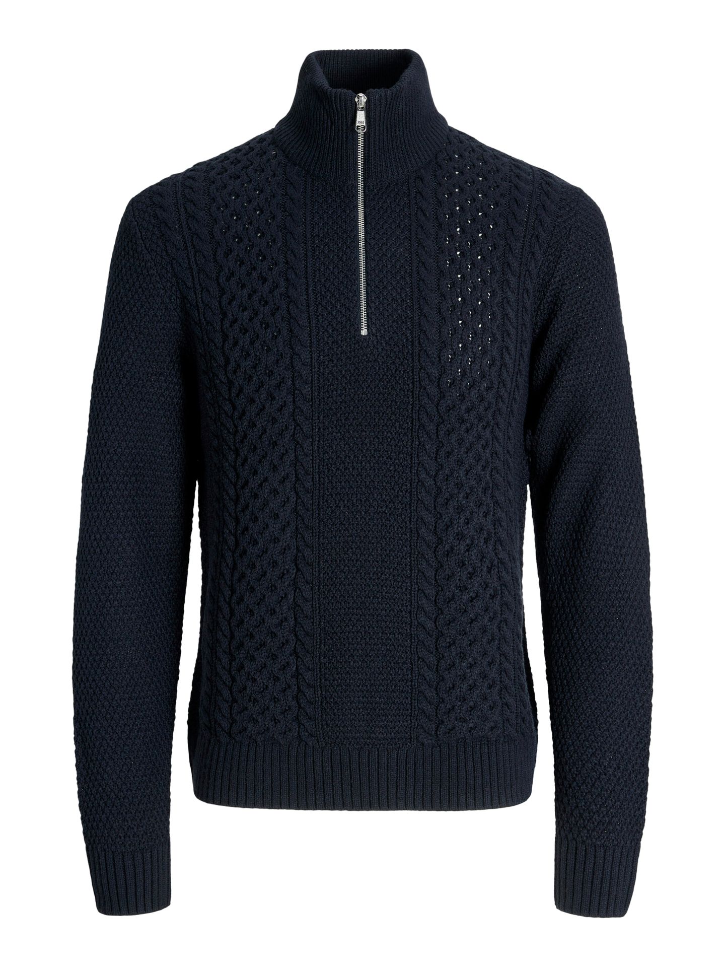 Jack & Jones JJPAUL KNIT HALF ZIP Sky Captain 2900160404053