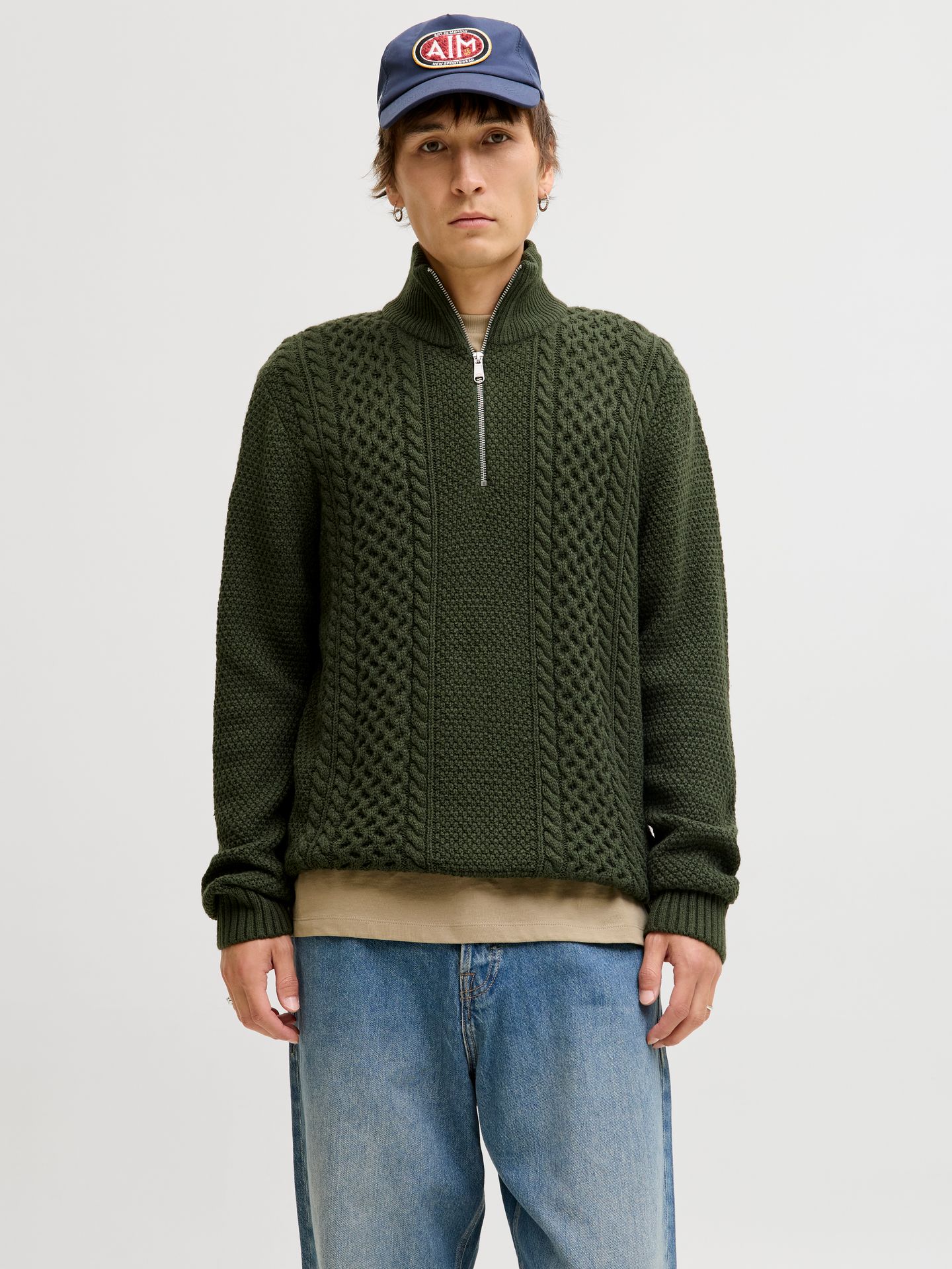 Jack & Jones JJPAUL KNIT HALF ZIP Duffel Bag 00115265-EKA26011400002580