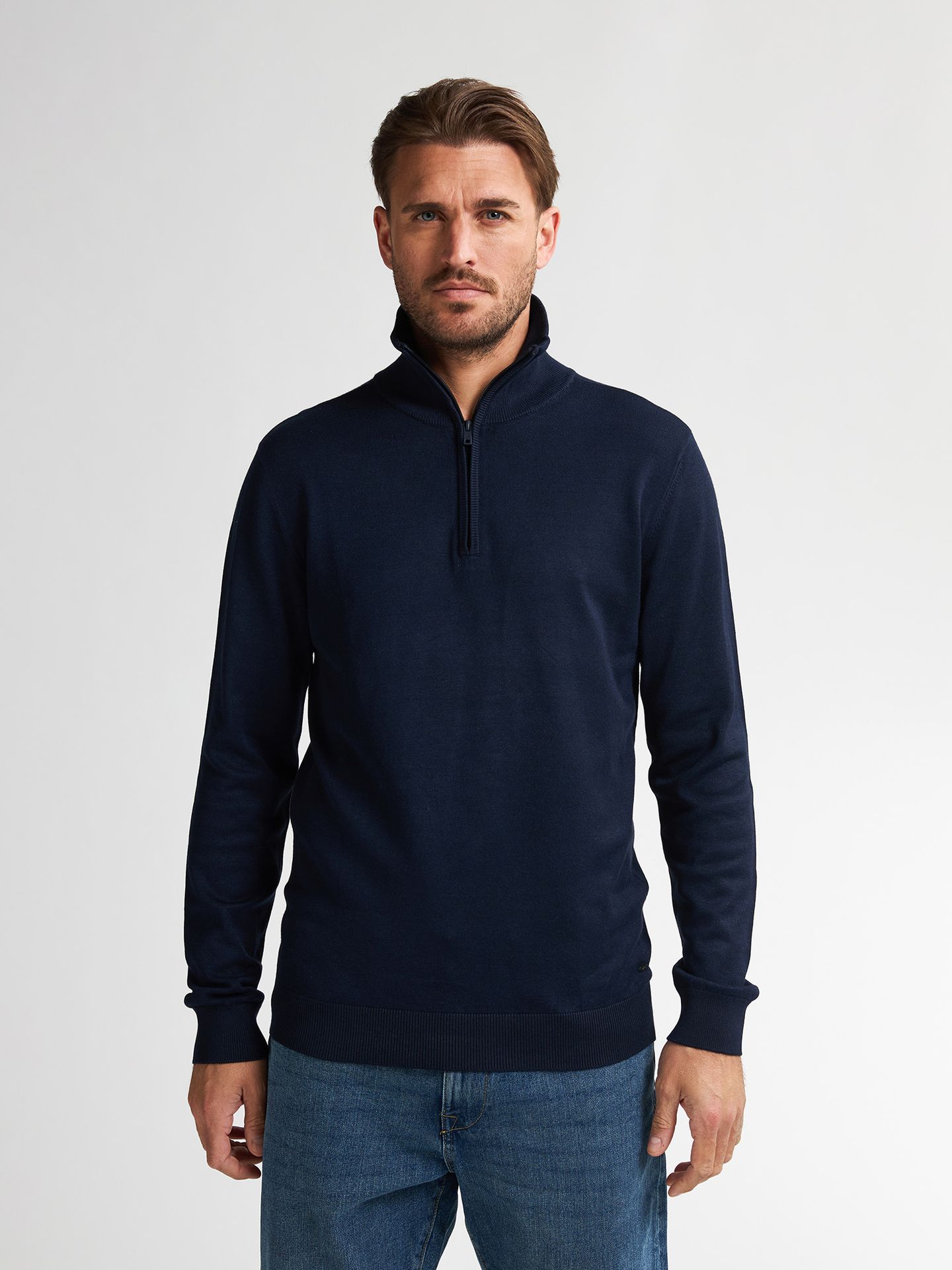 Petrol Industries Men Knitwear Collar Basic 5092 royal navy 2900160409065