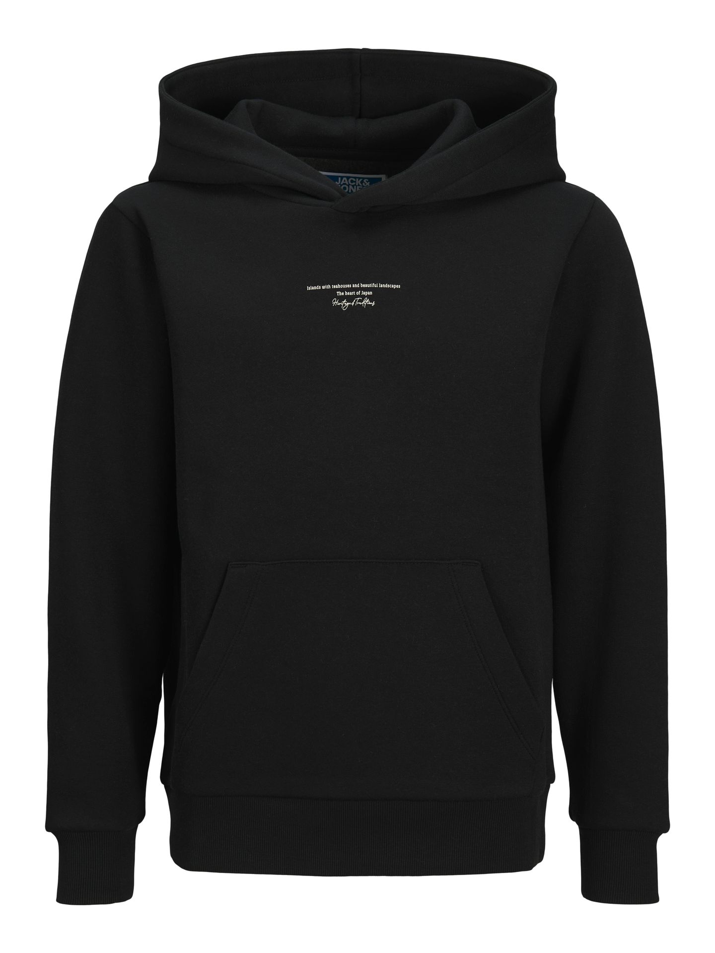 Jack & Jones JJKENJI SWEAT HOOD JNR Black 2900160421043