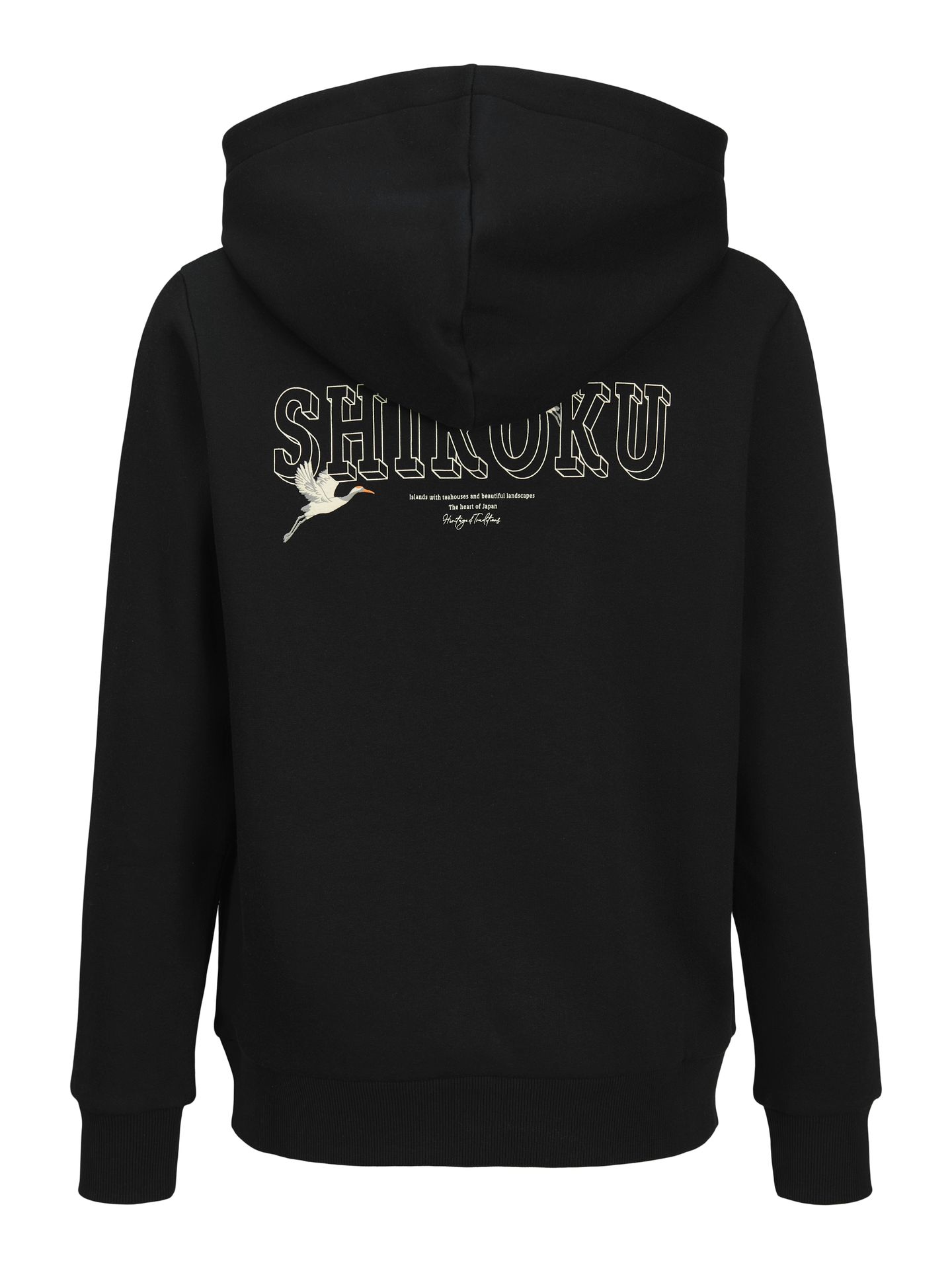 Jack & Jones JJKENJI SWEAT HOOD JNR Black 2900160421012