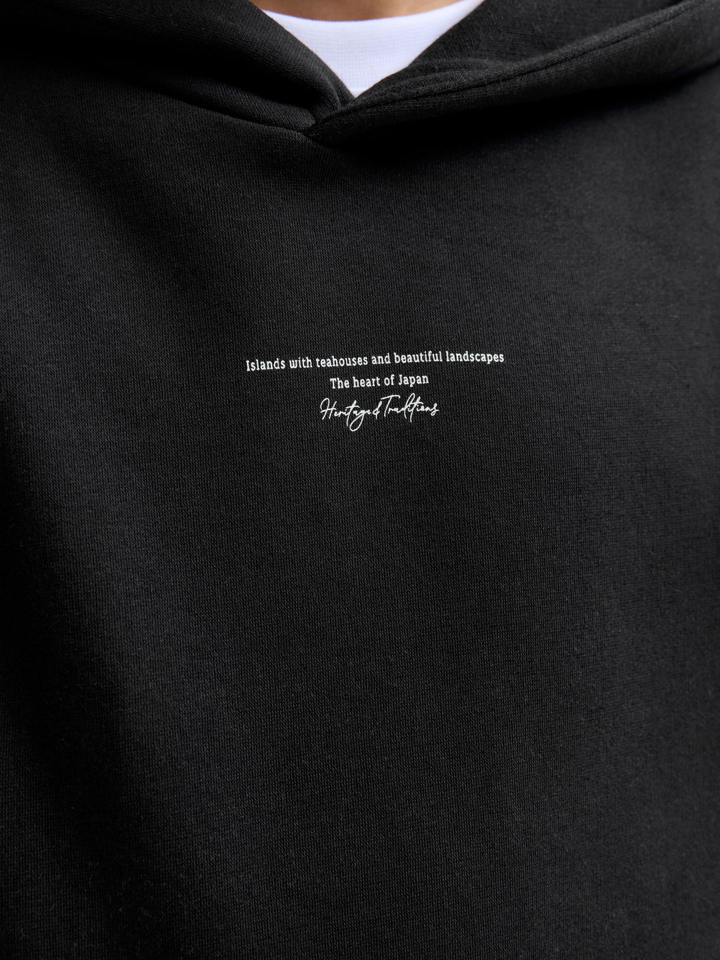 Jack & Jones JJKENJI SWEAT HOOD JNR Black 2900160421012