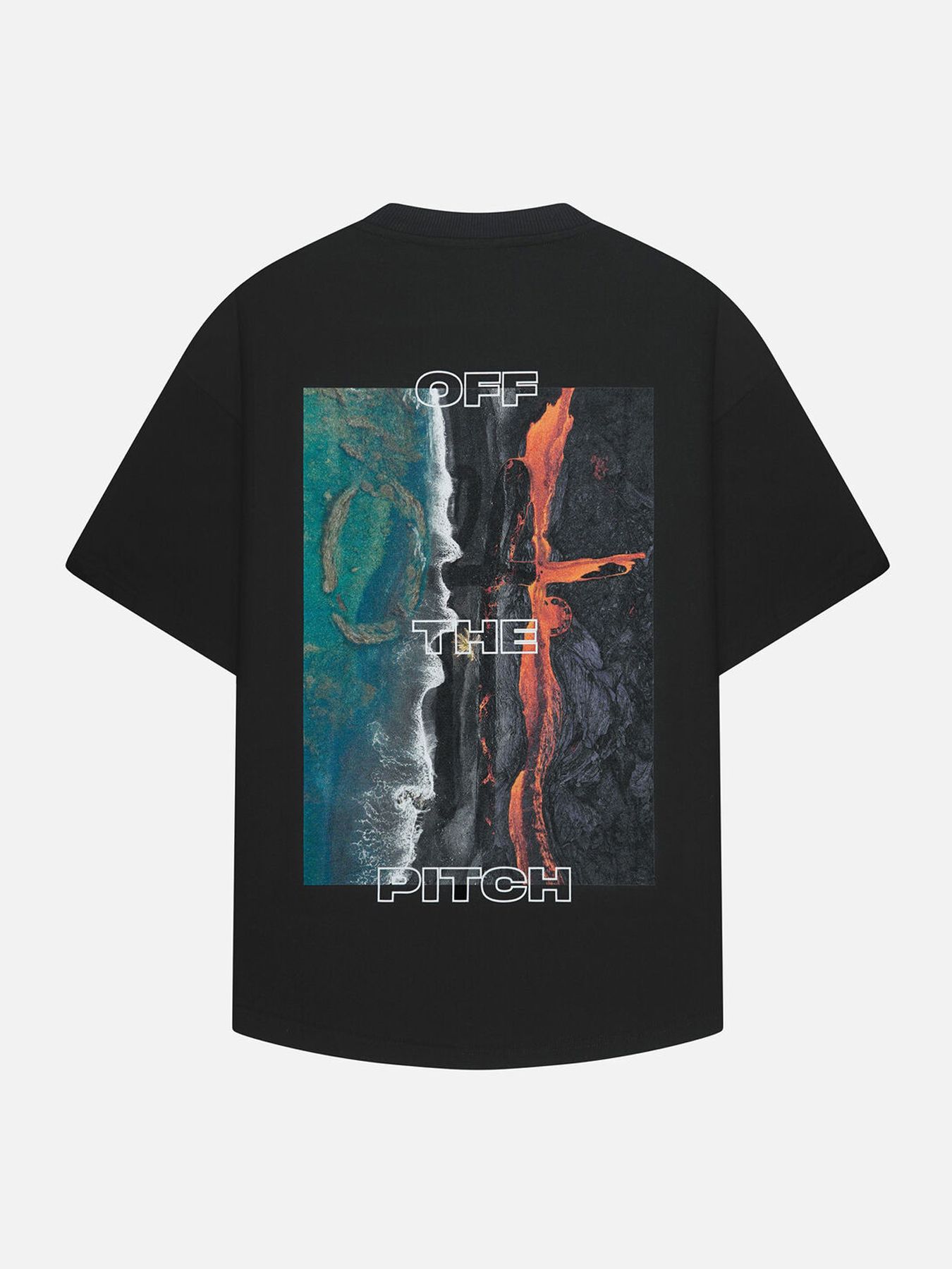 Off The Pitch Lava Oversized tee Black 00115281-999