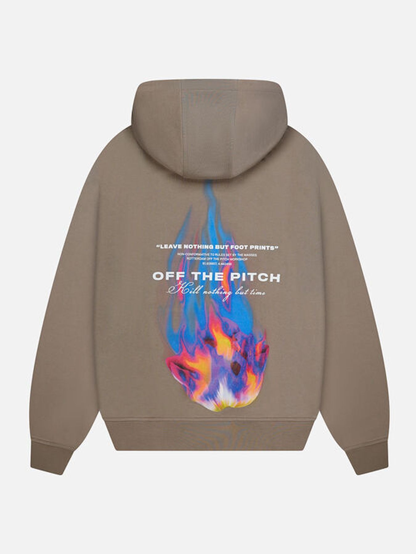 Off The Pitch Burning Flower hood Sand 00115282-703