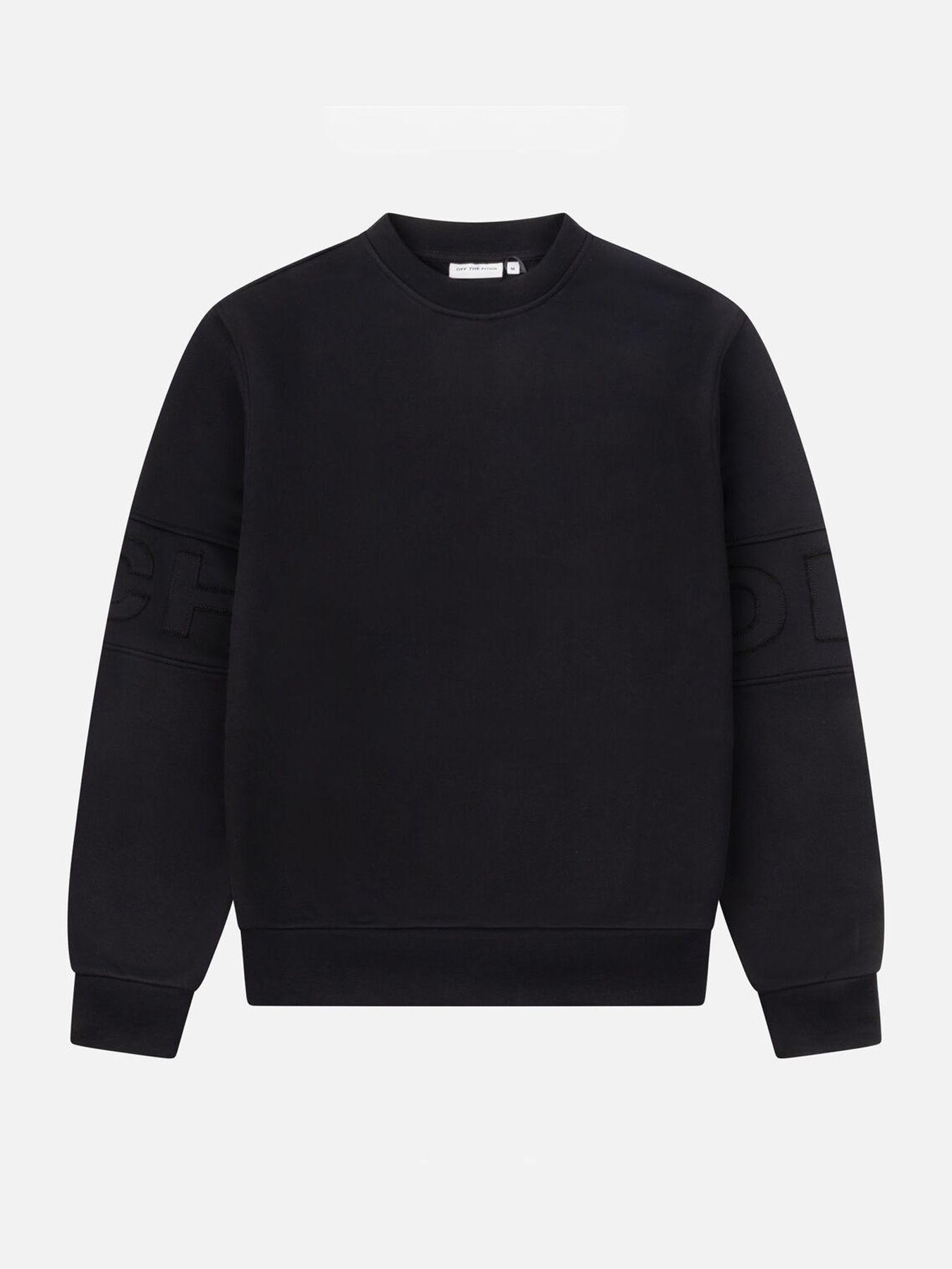 Off The Pitch Logo Patch Crewneck Black 00115283-999