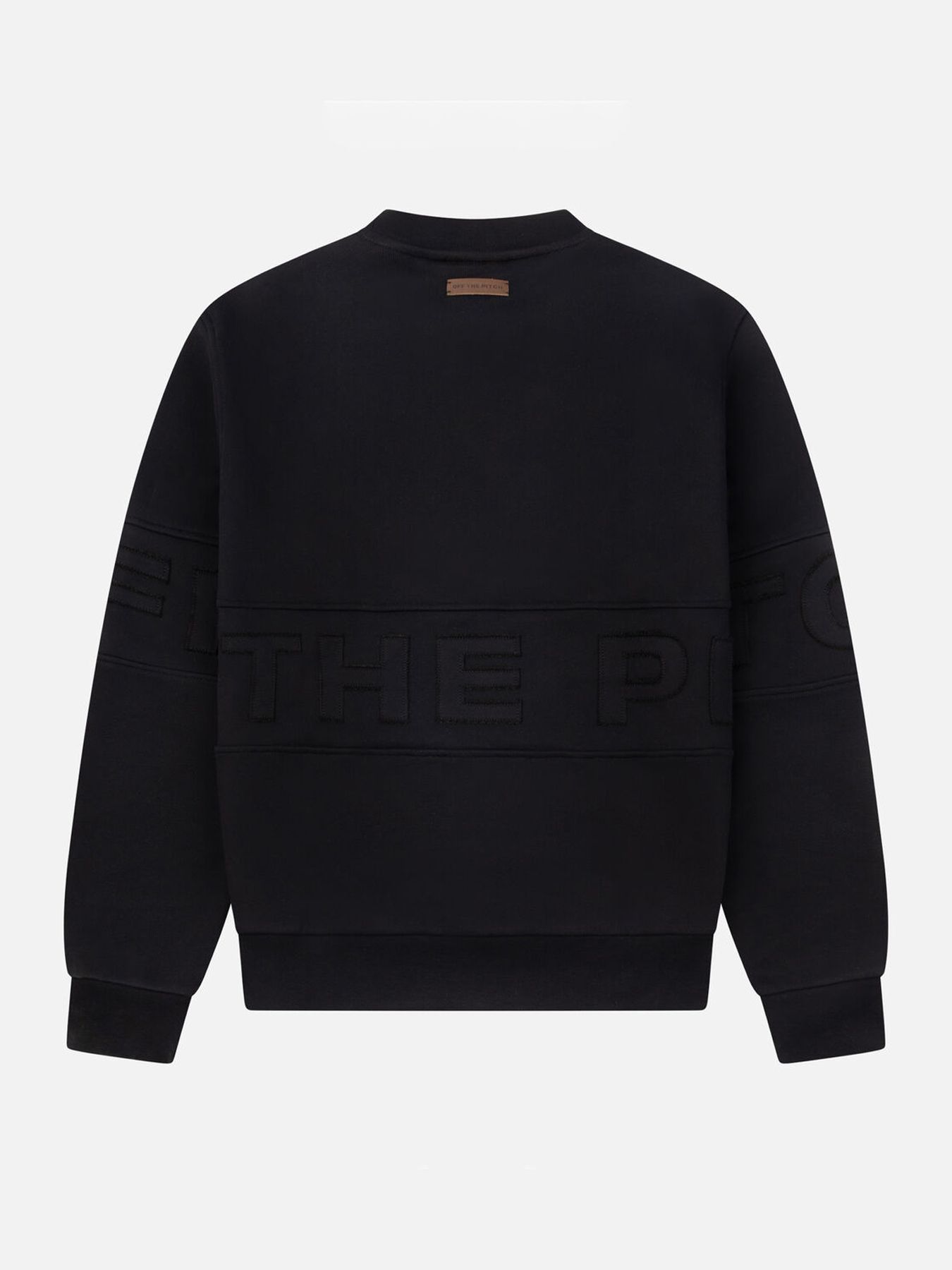 Off The Pitch Logo Patch Crewneck Black 2900160432063
