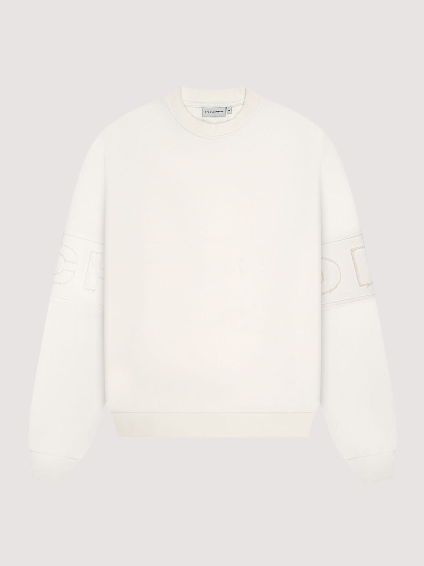 Off The Pitch Logo Patch Crewneck off white 2900160431066