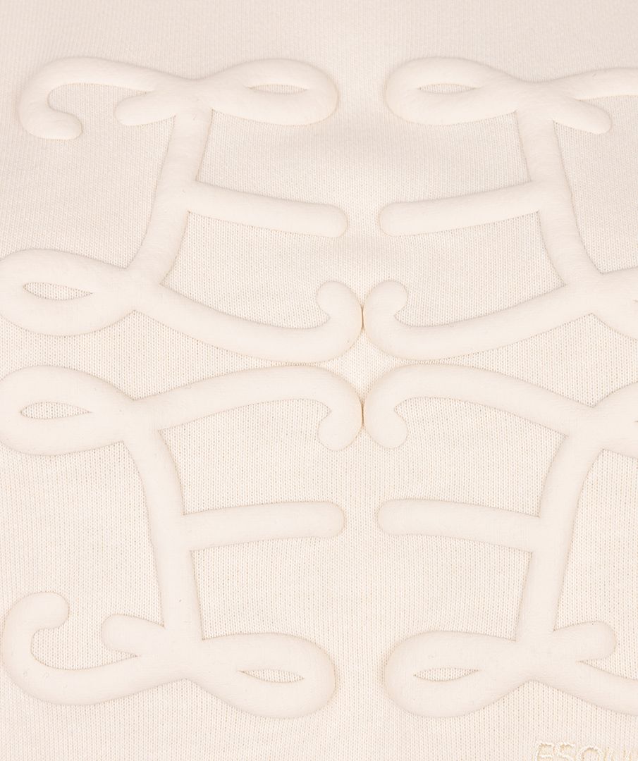 Esqualo Sweater embossed 000 black 2900160438065