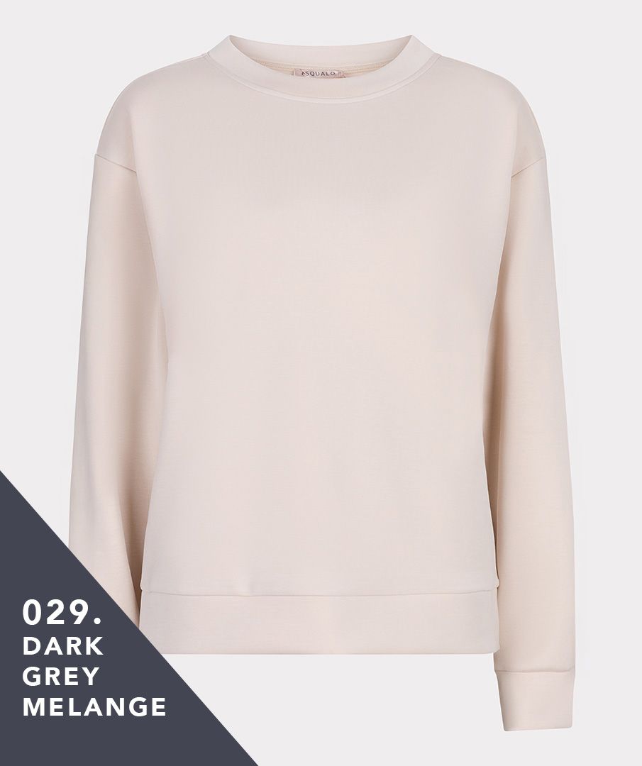 Esqualo Sweater modal 029 dark grey melange 00115289-EKA26009300000044