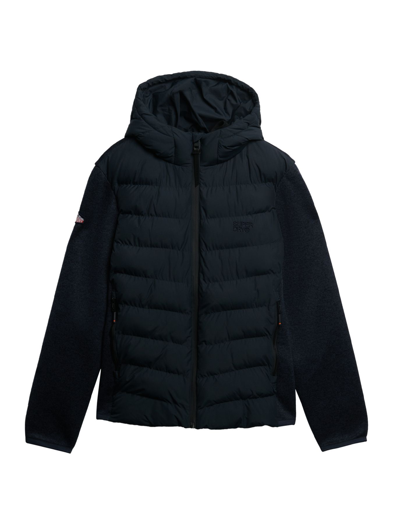 Superdry Hooded storm knit hybrid jkt Eclipse 2900160465061