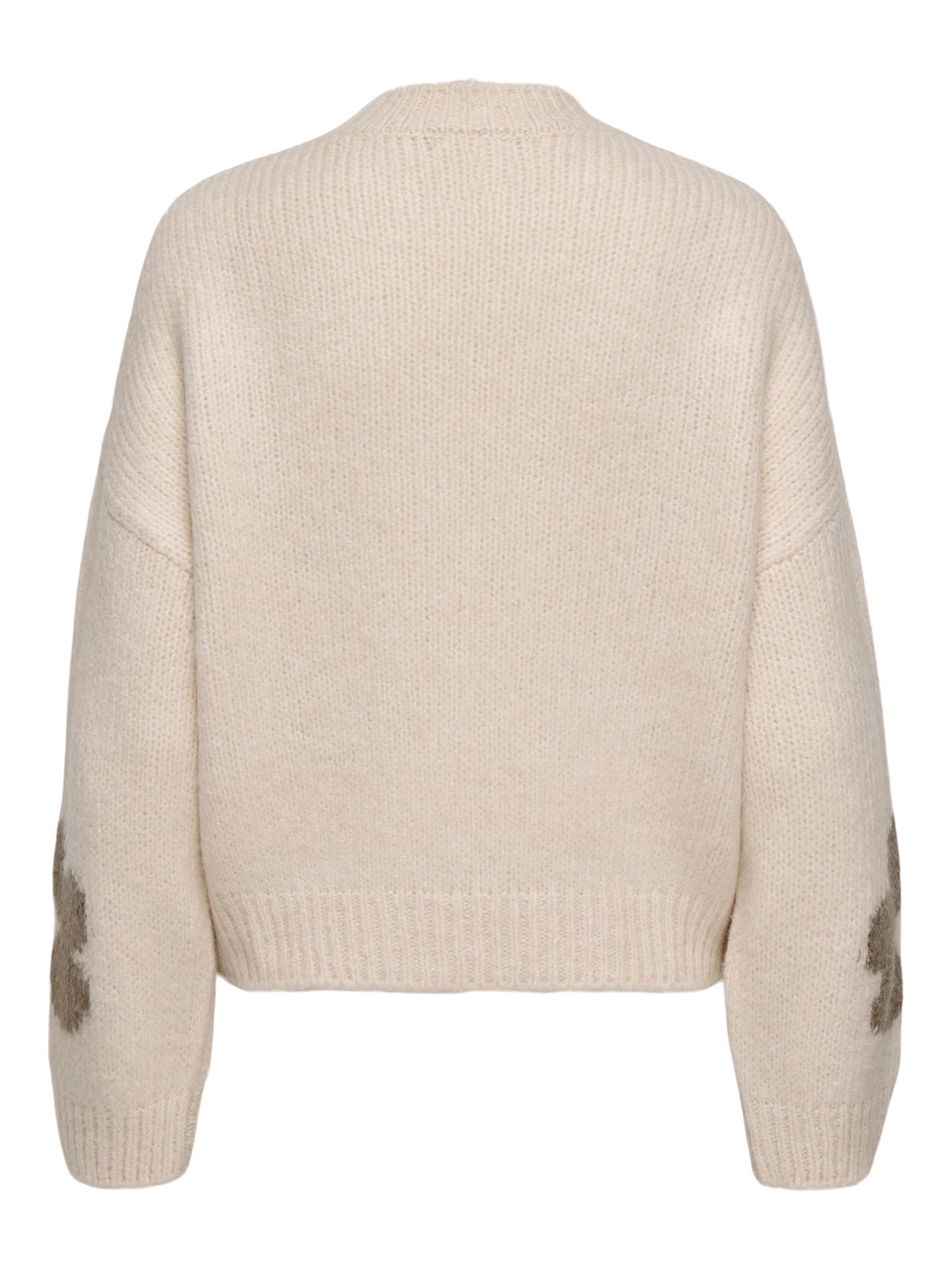 JDY JDYKILIAN FLOWER L/S PULLOVER KNT Ecru/Exotic jungle flower 2900160470027