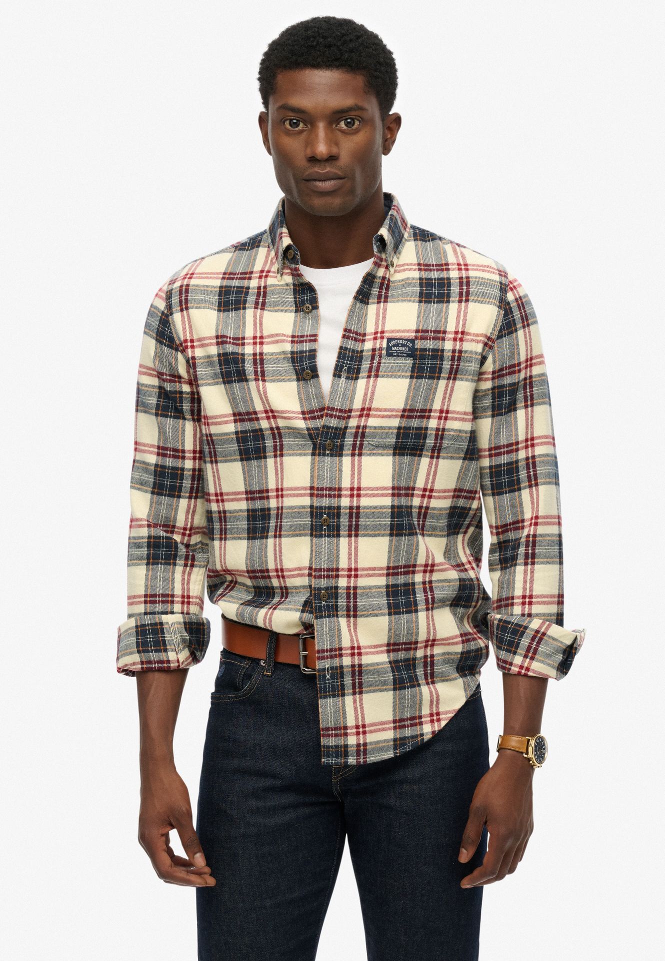 Superdry l/s cotton lumberjack shirt Peyton 00115311-H9T