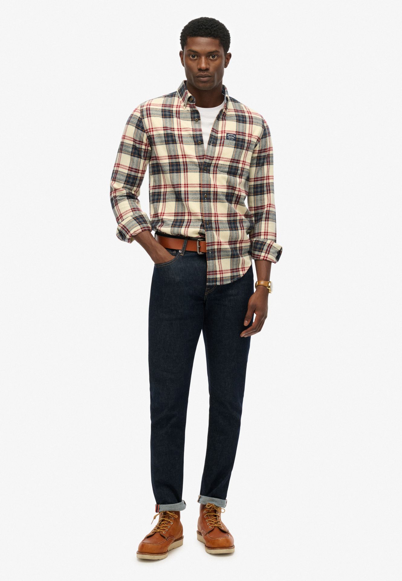 Superdry l/s cotton lumberjack shirt Peyton 2900161399068 Superdry l/s cotton lumberjack shirt Peyton 2900161399068