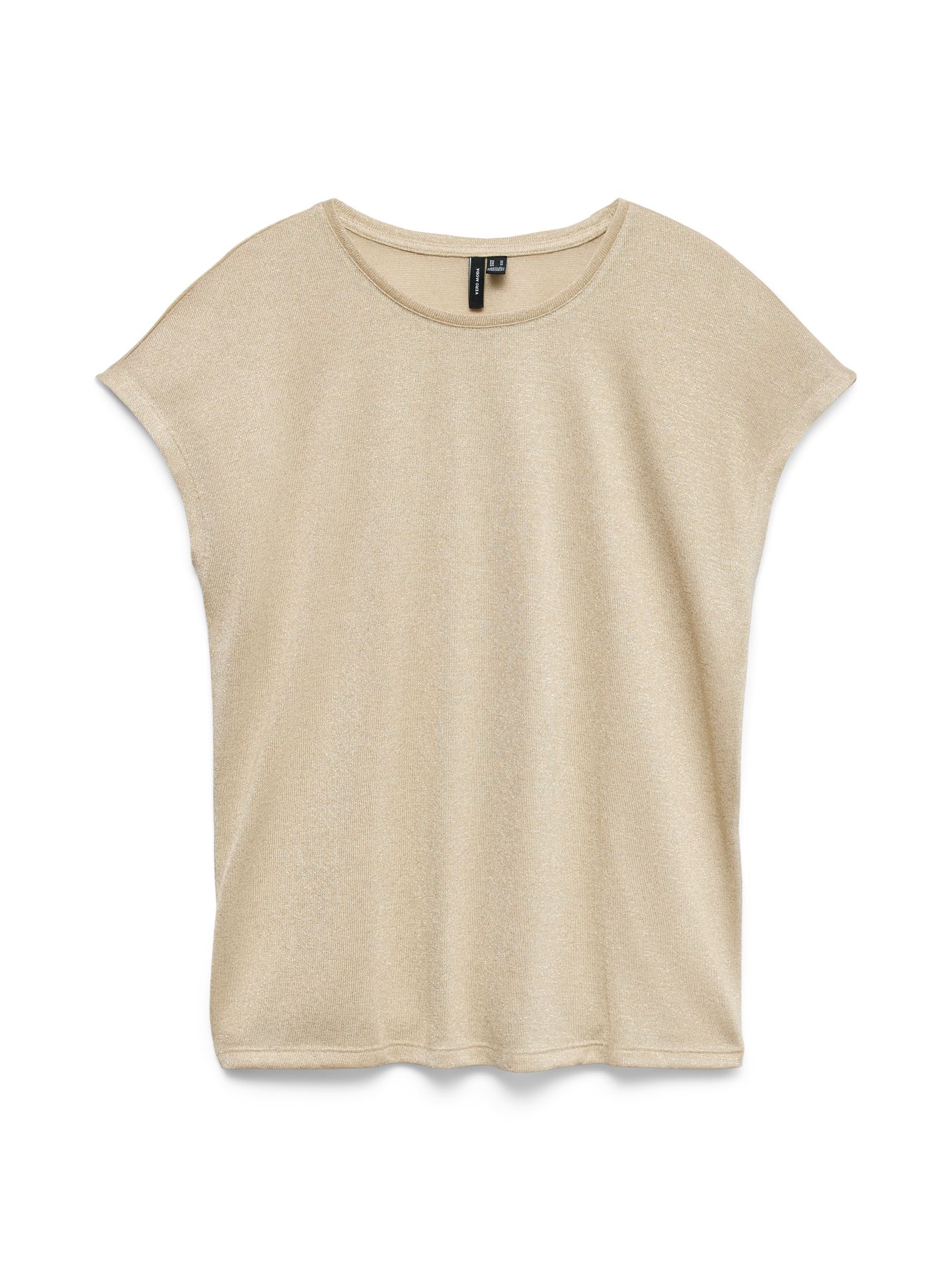 Vero Moda VMSARAH AVA SS TOP JRS NOOS Silver Mink/Snow white 00115316-EKA26011400000947