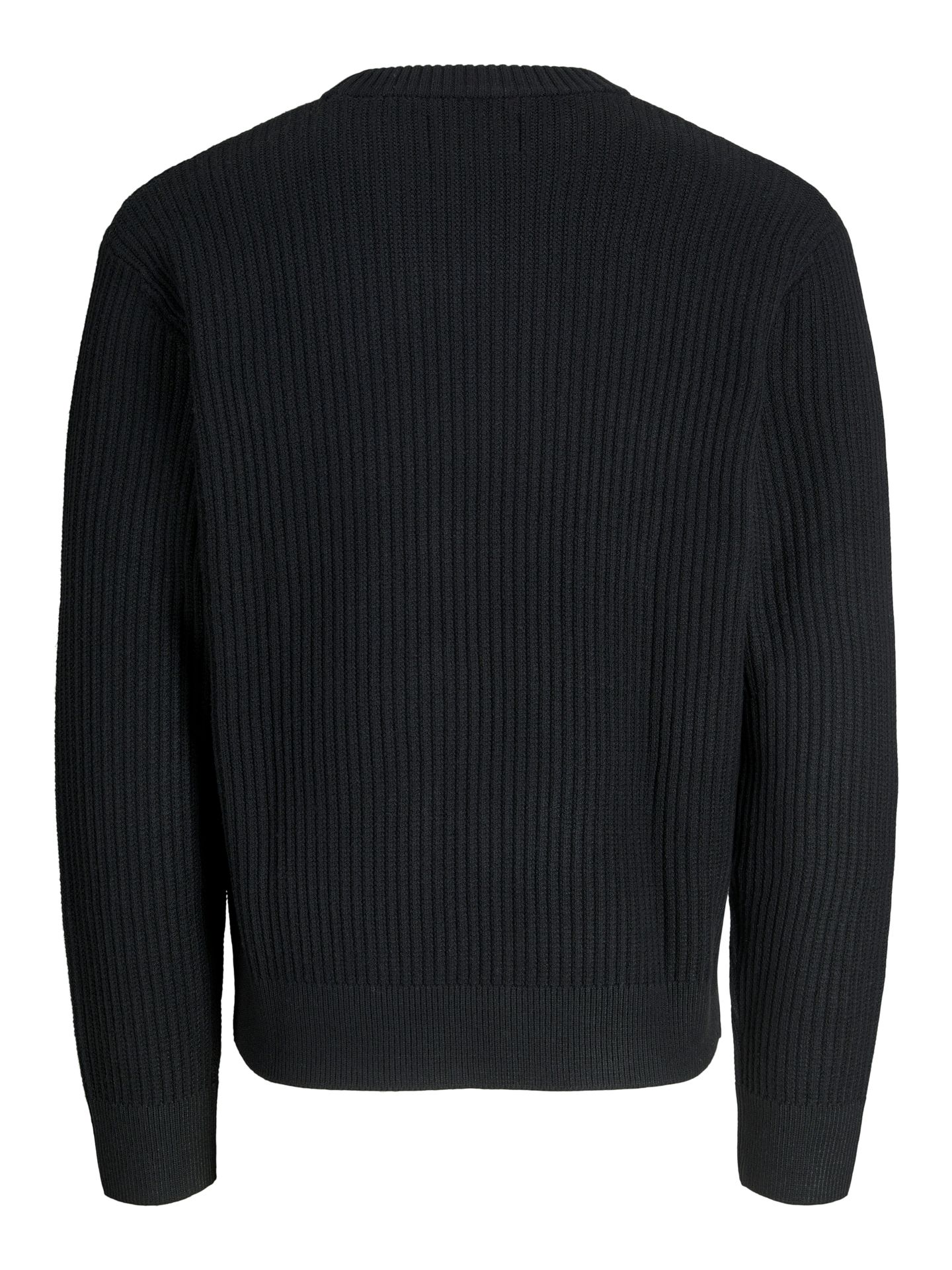 Jack & Jones JCOGRID KNIT CREW NECK Black 2900160501011