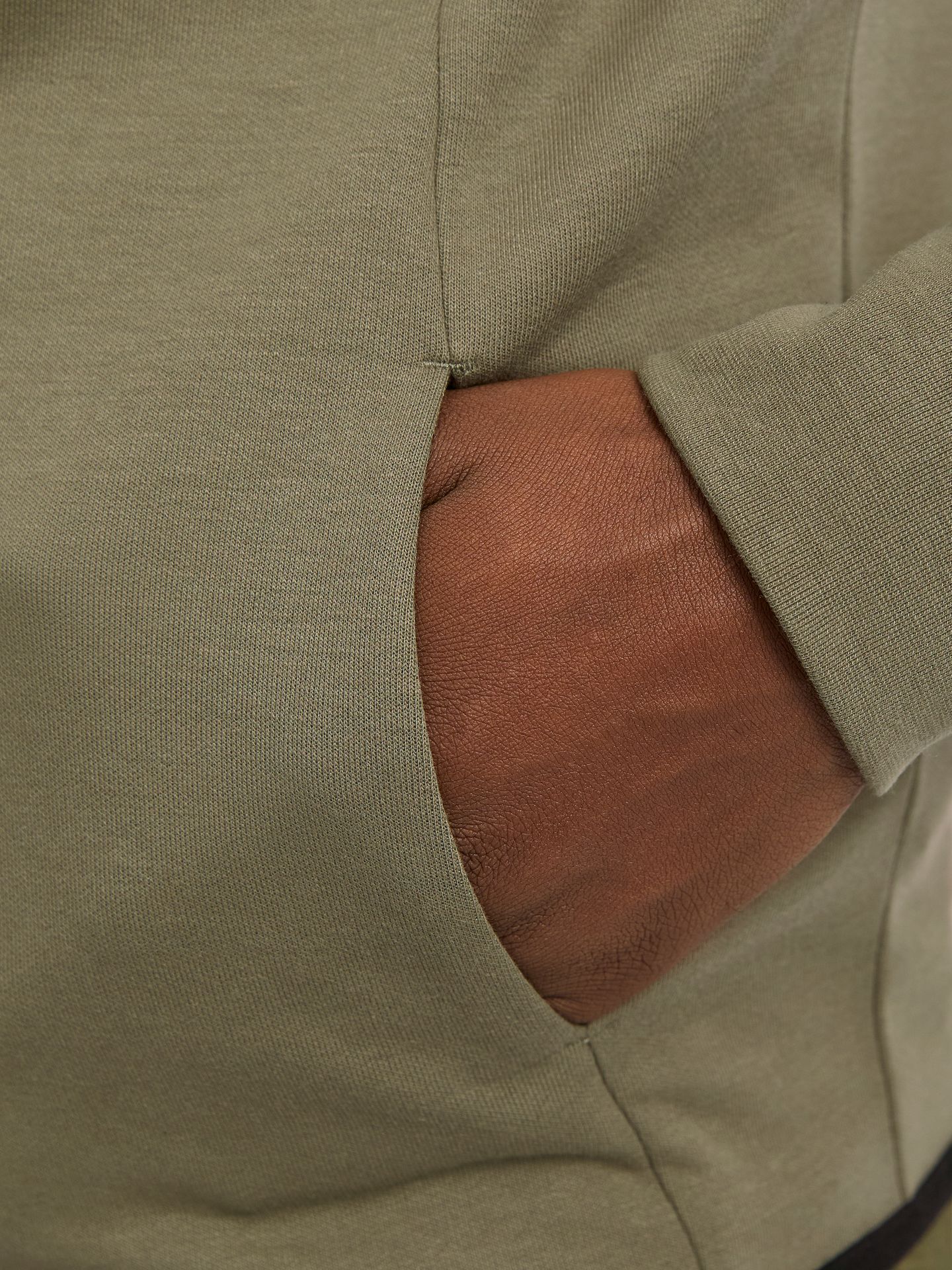 Jack & Jones JCOAIR SWEAT ZIP HOOD NOOS. Smokey Olive 2900160498014