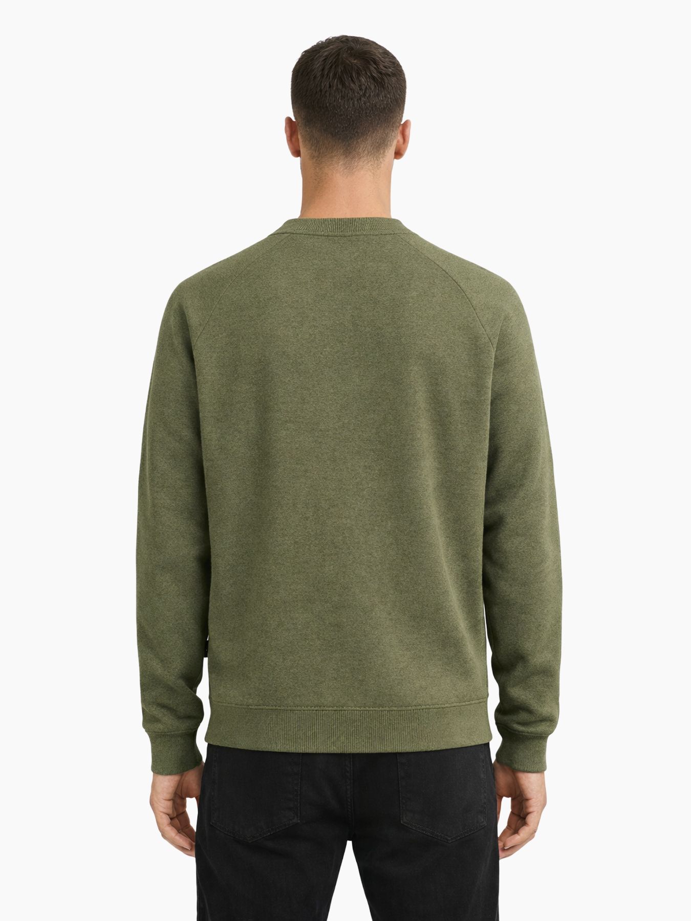 Jack & Jones JCOFUSION KNIT CREW NECK Grape Leaf 2900160499042