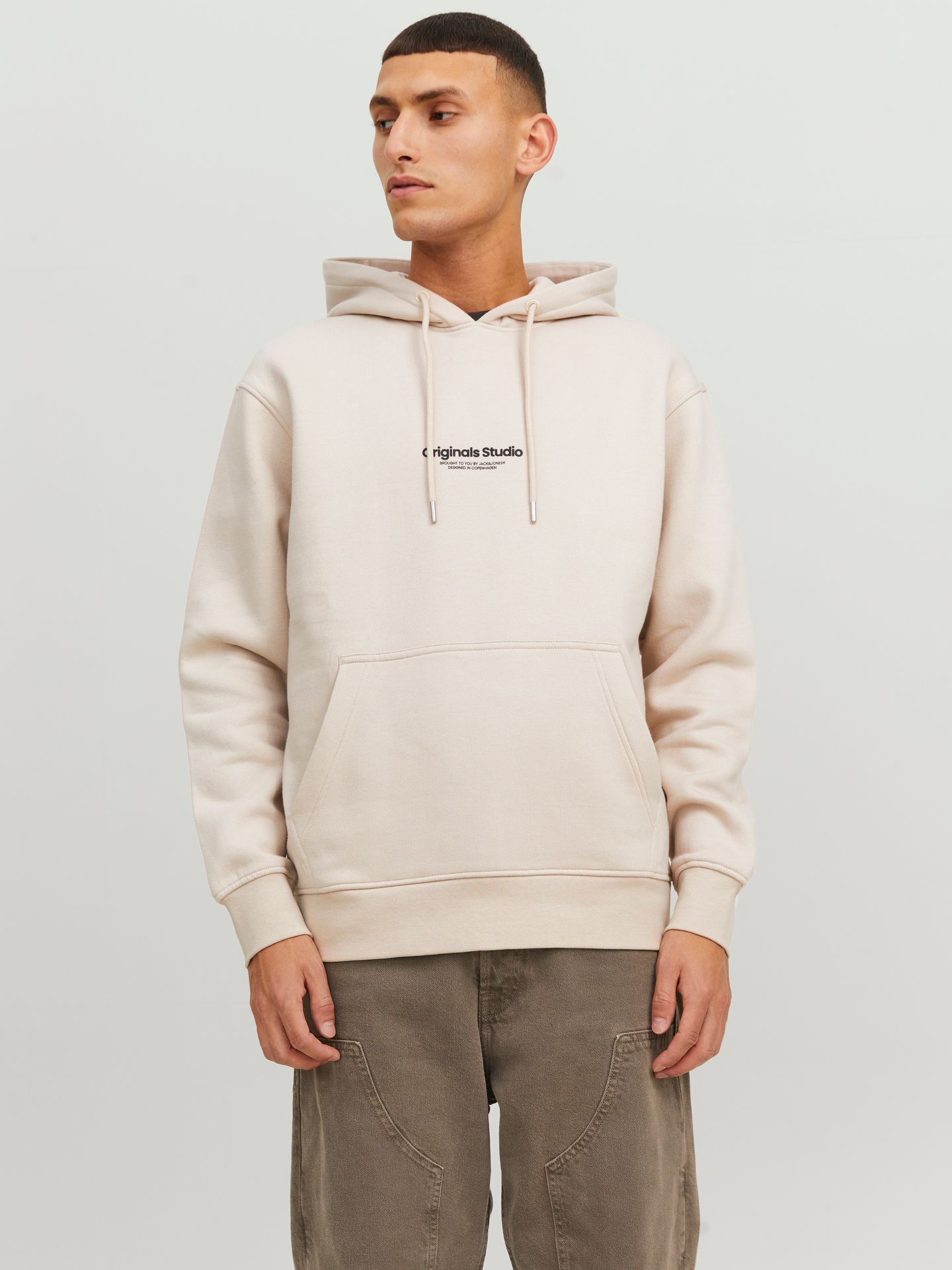 Jack & Jones JORVESTERBRO SWEAT HOOD NOOS Moonbeam 2900160500021