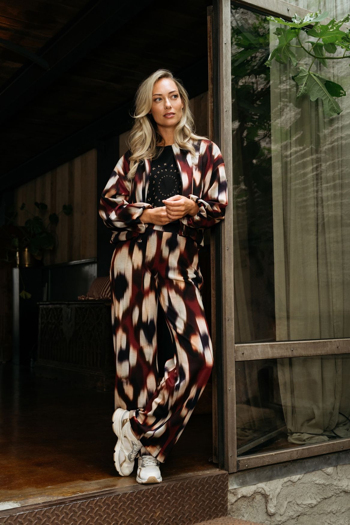 &Co Woman DAWN FADED BIG 56085 lw-wine red multi 2900160515063