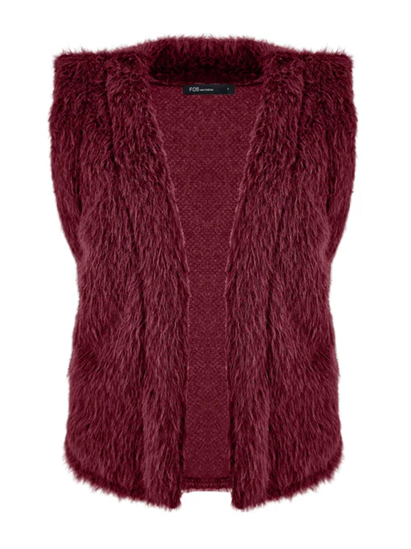 Fos Fashion 7602 Gilet bordeaux 2900160529015