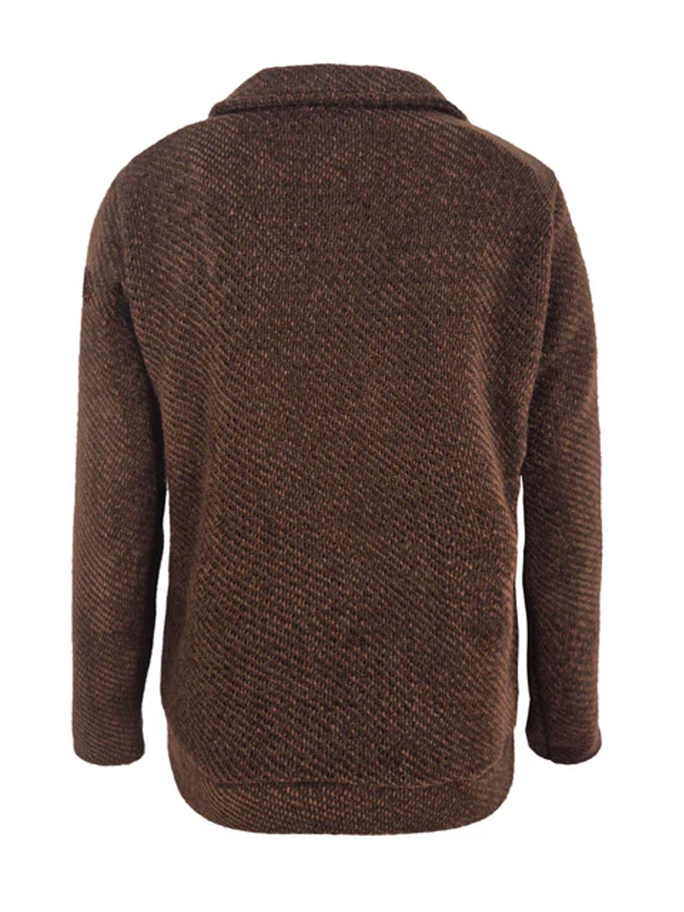 Fos Fashion 7207 Lizzy duffel lurex Donker Bruin 2900160531018