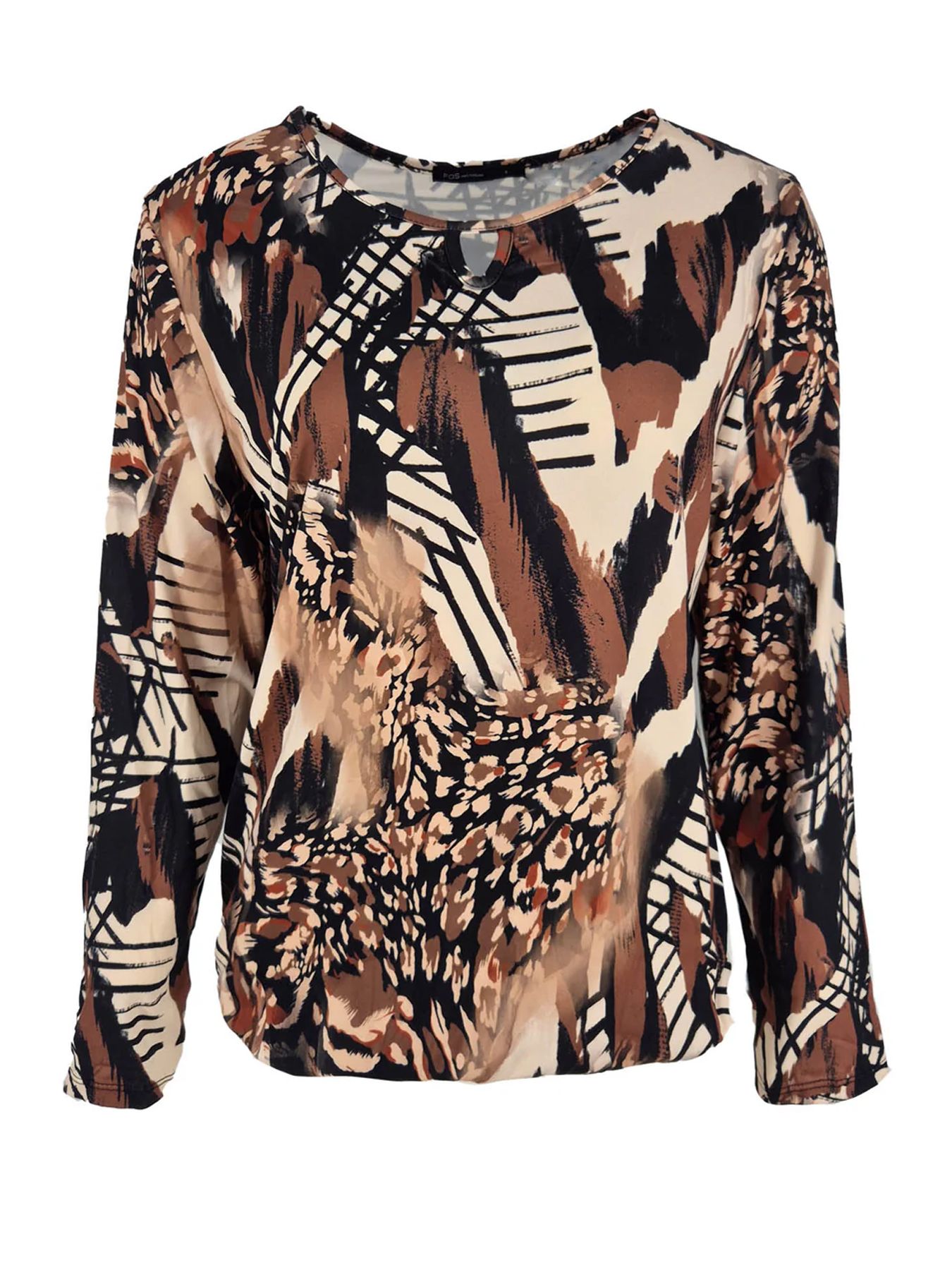 Fos Fashion 7604 Mimi panter brush Zwart 2900160549044