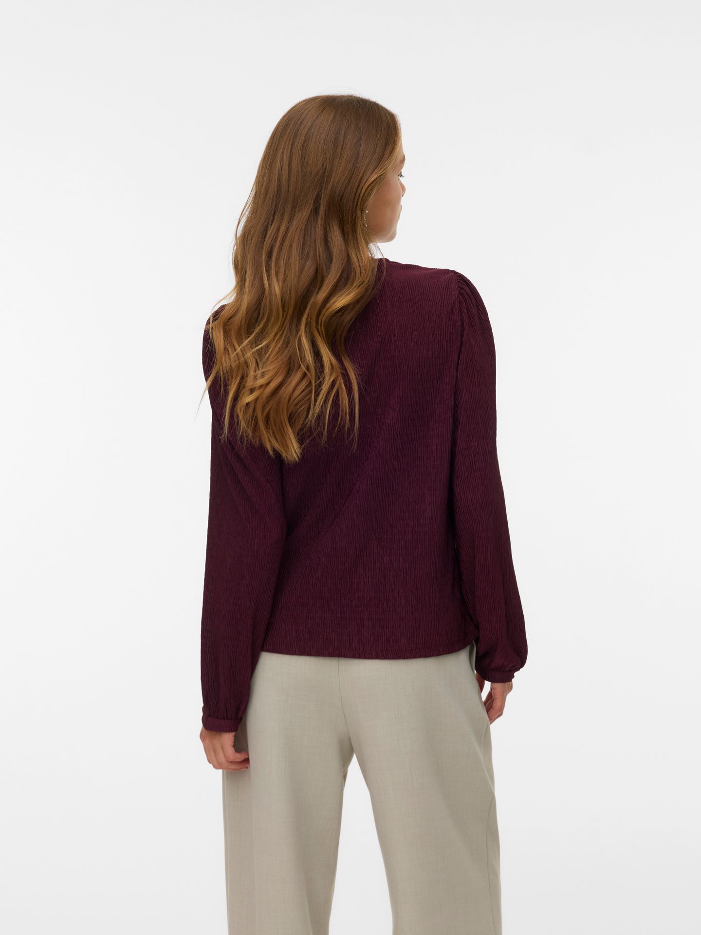Vero Moda VMCLARA LS TOP JRS GA BF Winetasting 2900160685025