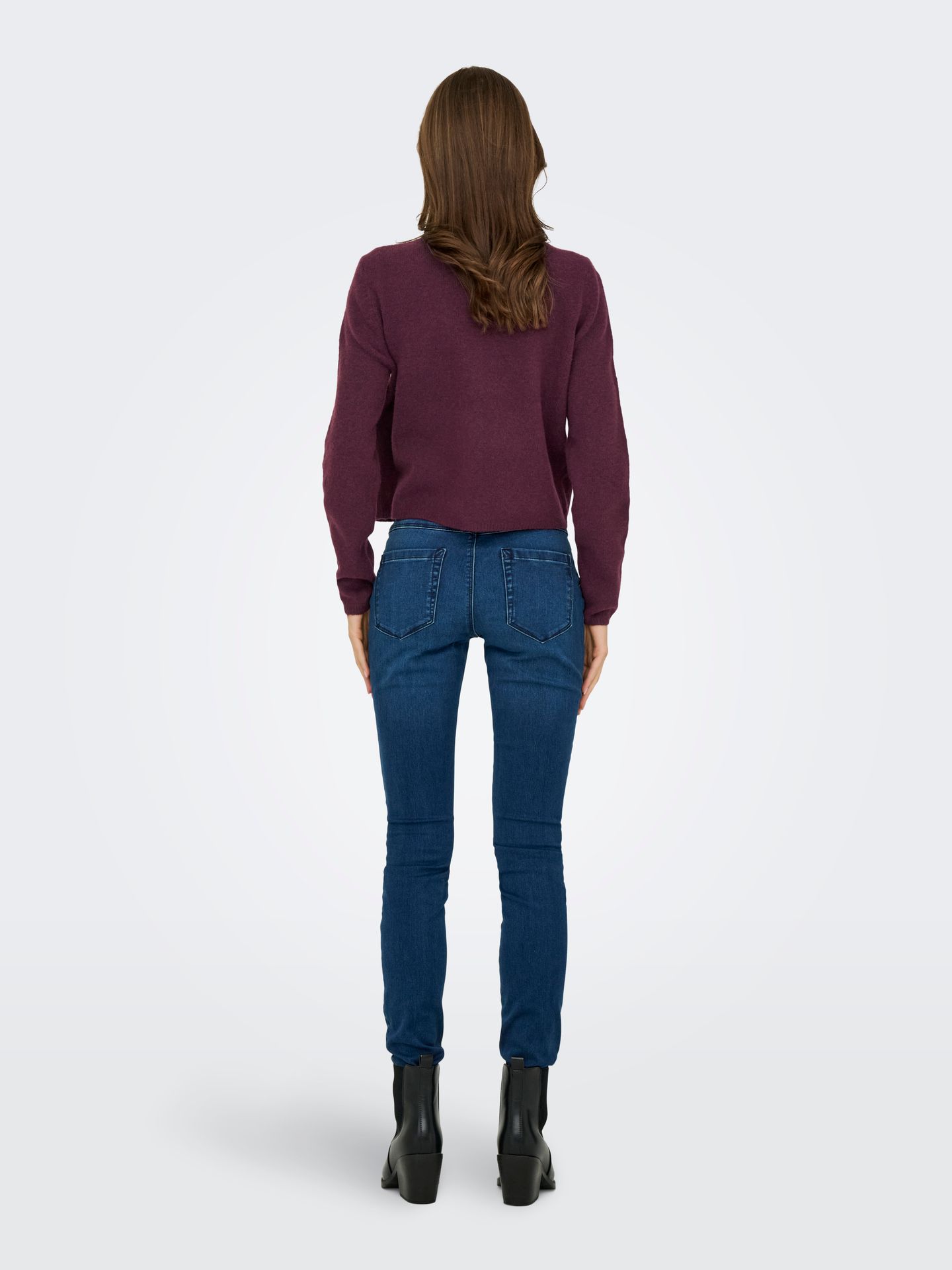 Only JDYCHLOE LIFE L/S CARDIGAN KNT NOOS Winetasting/MELANGE 2900160692016